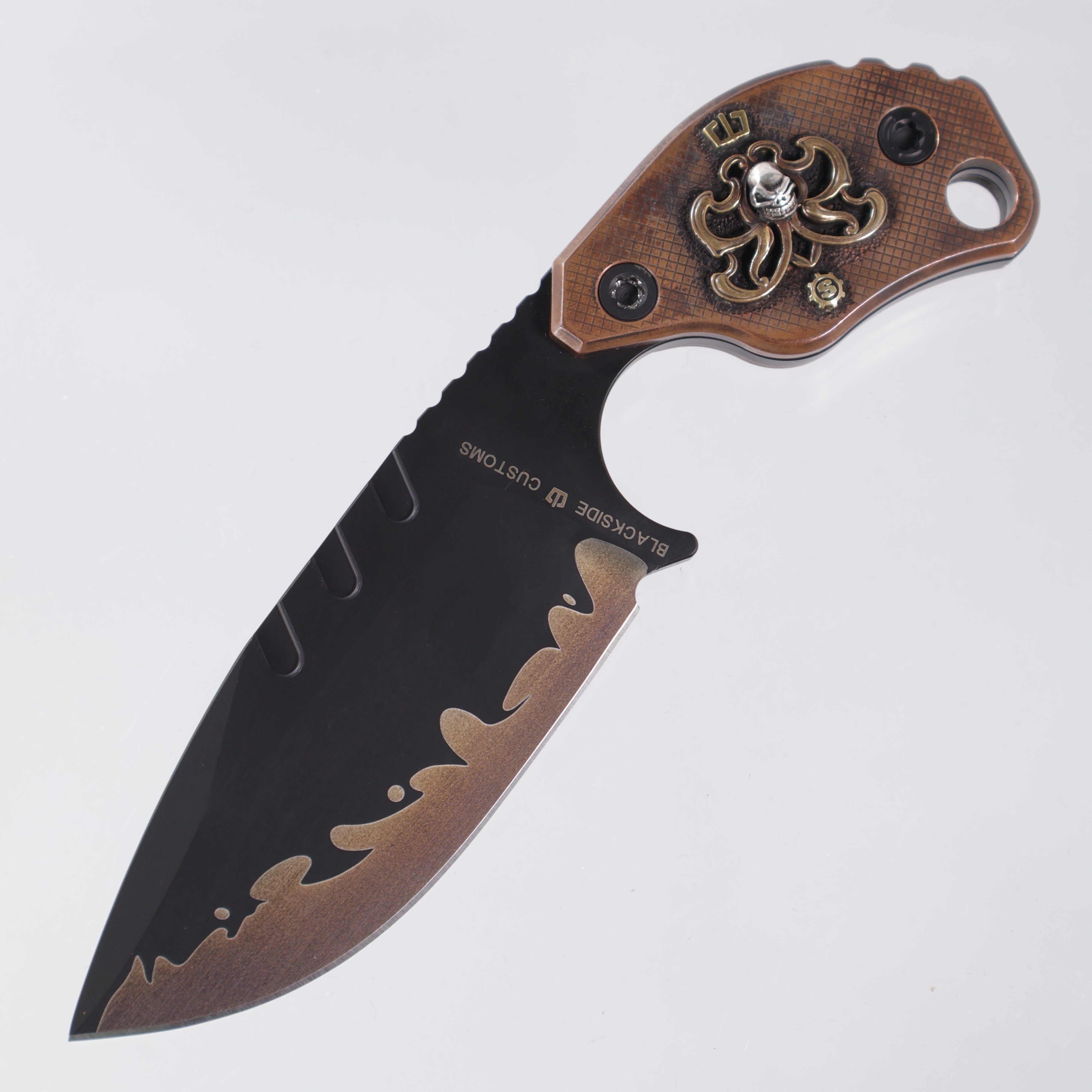 Blackside Customs x Starlingear x Strider - SLCC - Sumi Finish Magnacut - Copper Scales - 1 of a Kind