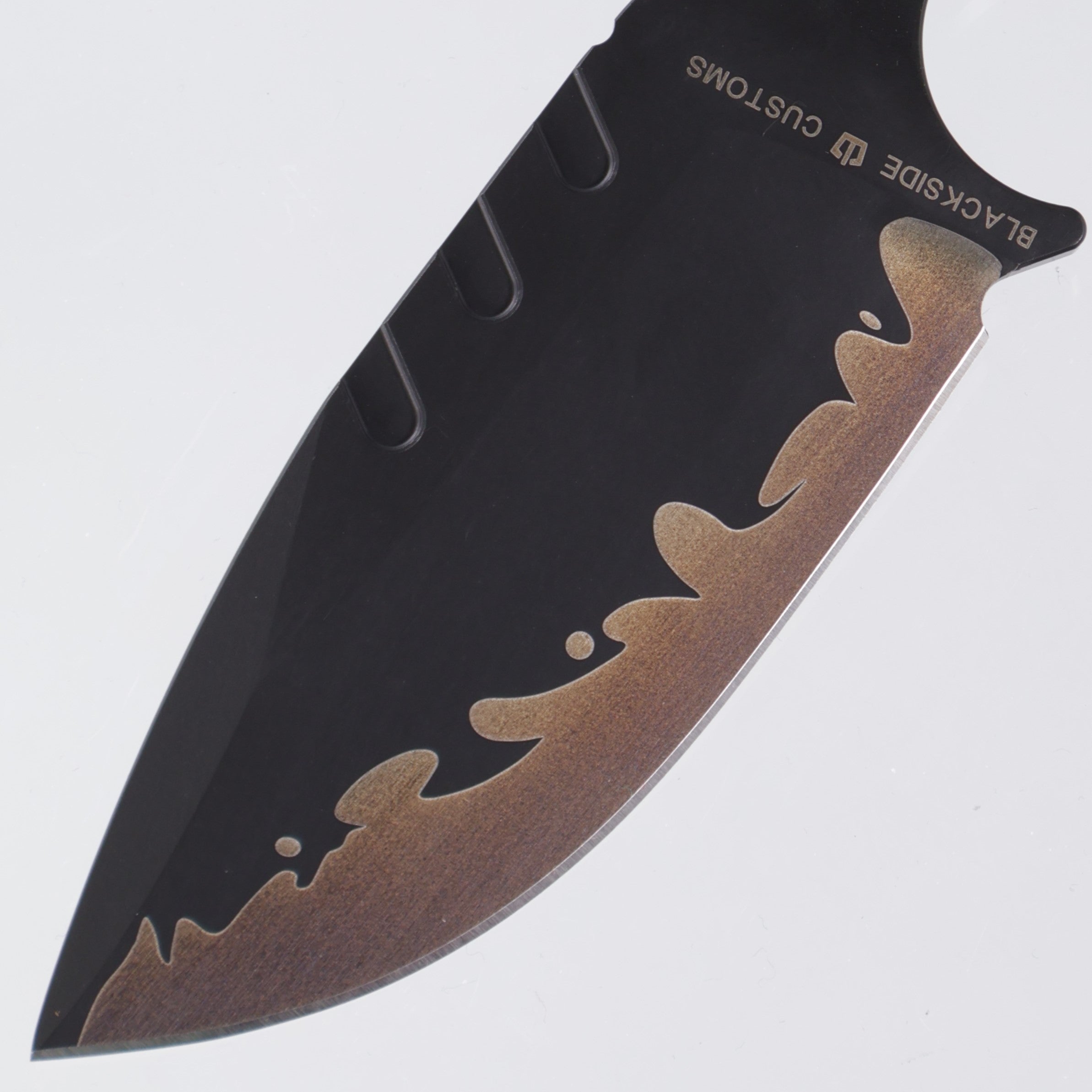 Blackside Customs x Starlingear x Strider - SLCC - Sumi Finish Magnacut - Copper Scales - 1 of a Kind