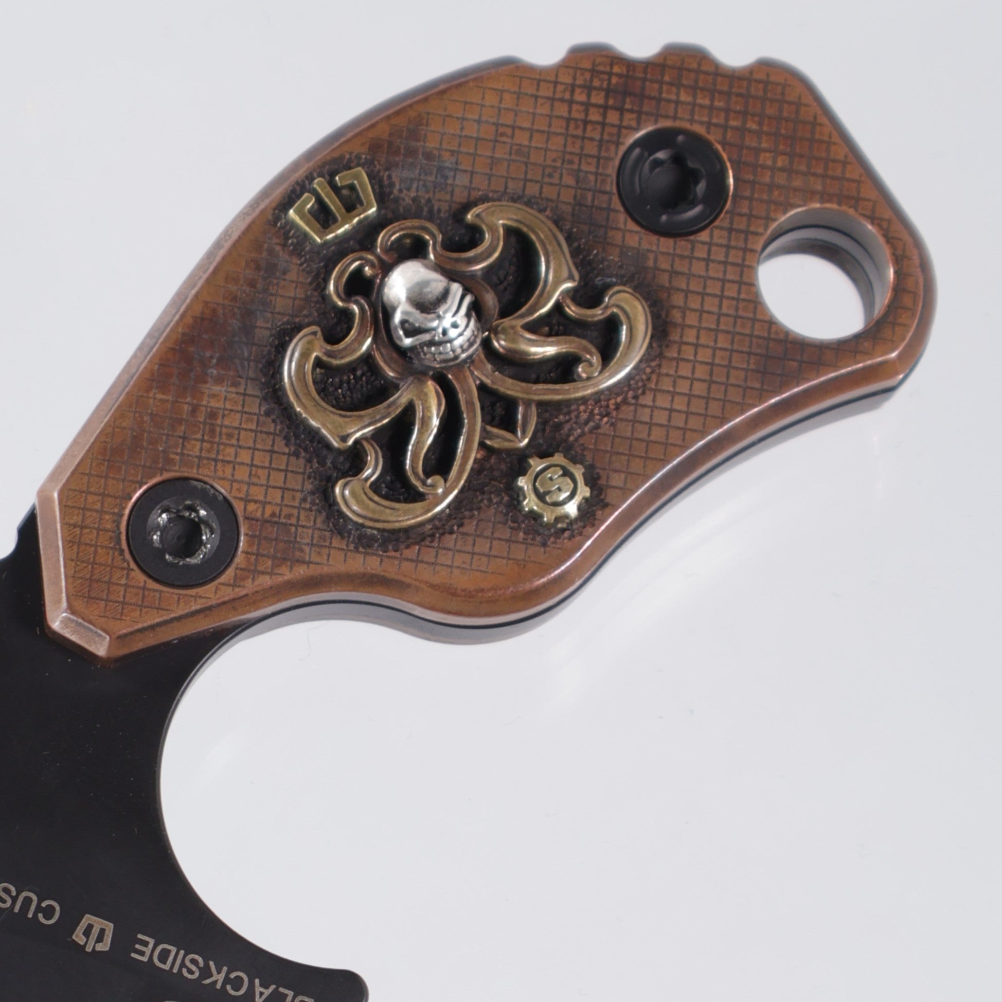 Blackside Customs x Starlingear x Strider - SLCC - Sumi Finish Magnacut - Copper Scales - 1 of a Kind