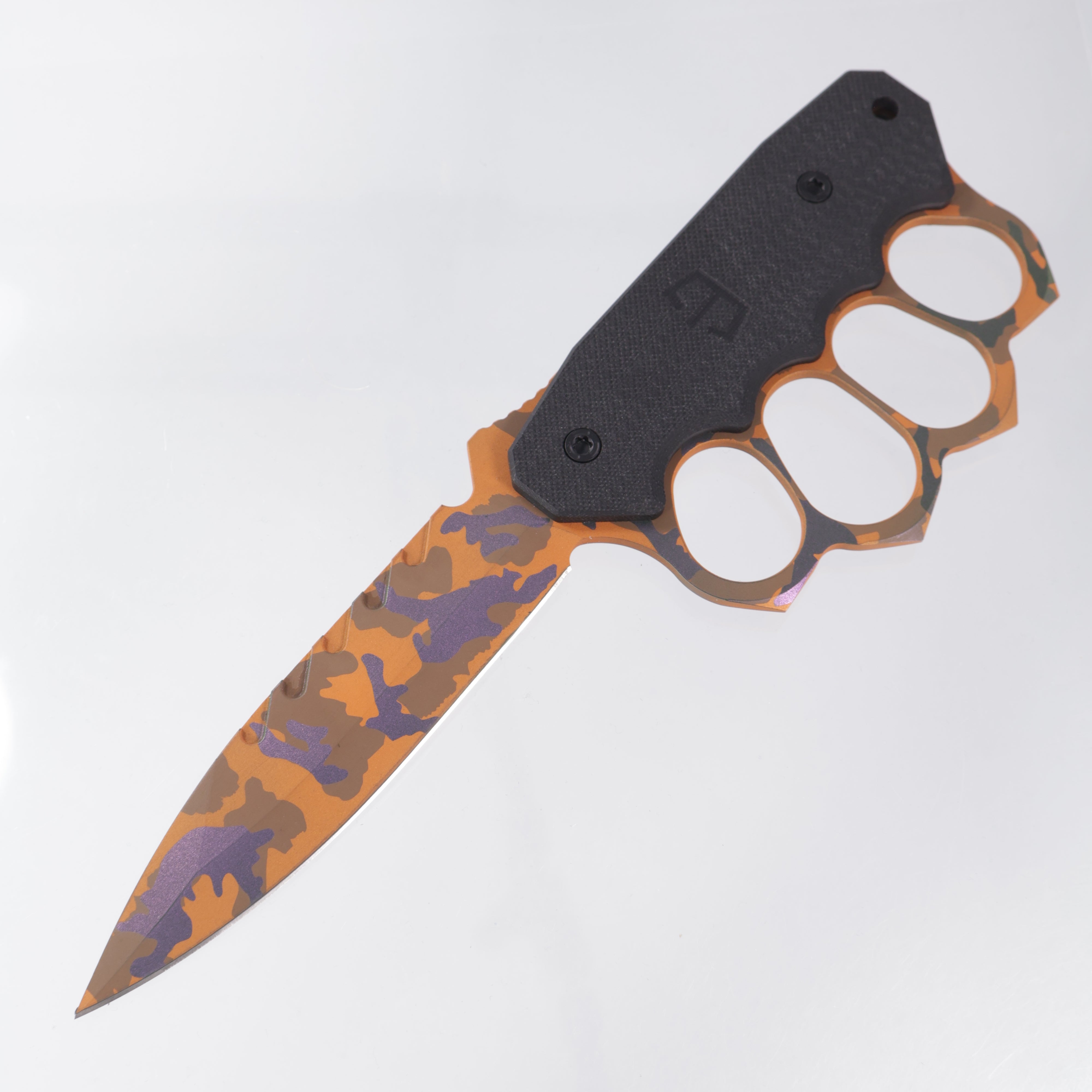 Blackside Customs Trench Boss - Black G10 - Orange/Purple Foil-Cam PSB27 - One Off