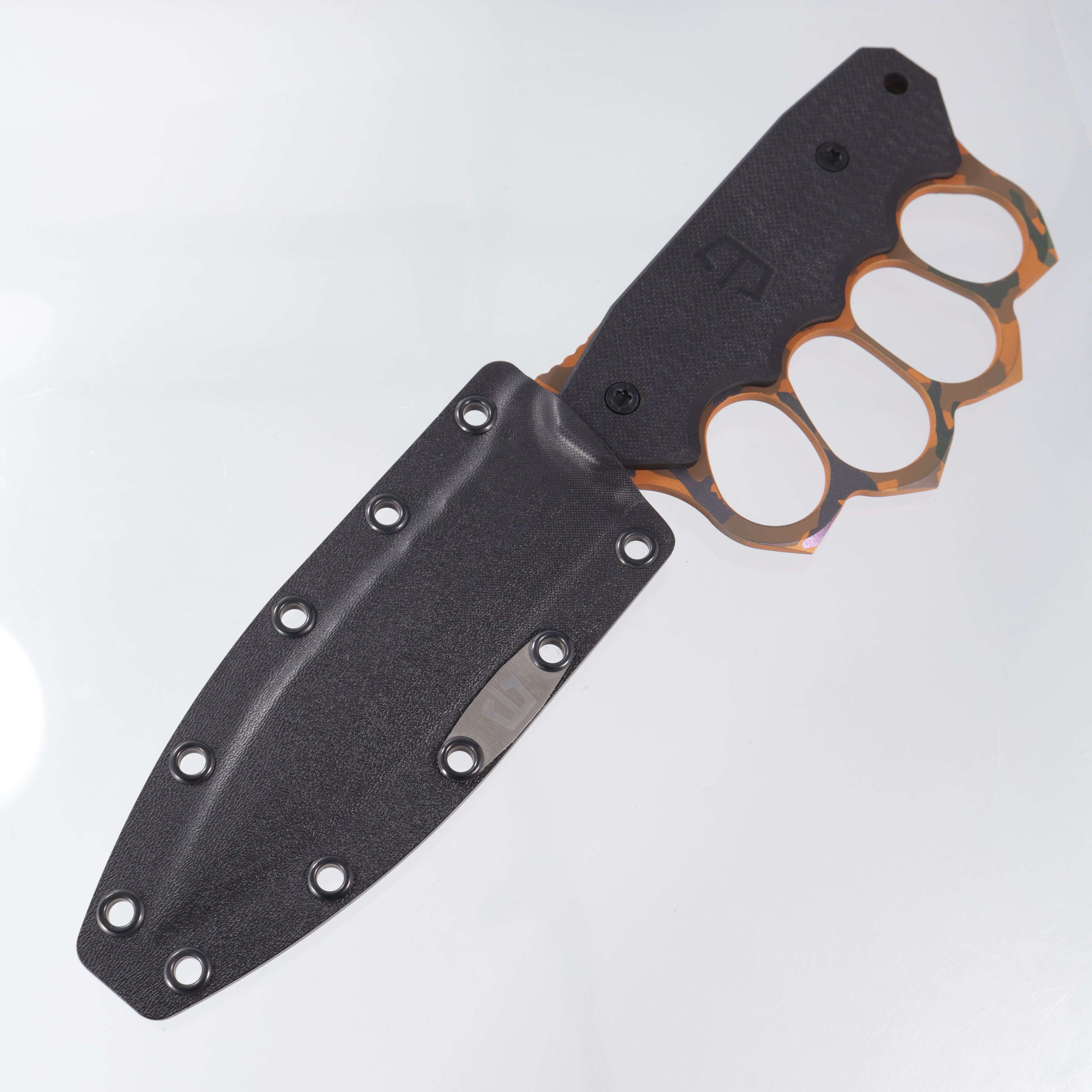 Blackside Customs Trench Boss - Black G10 - Orange/Purple Foil-Cam PSB27 - One Off