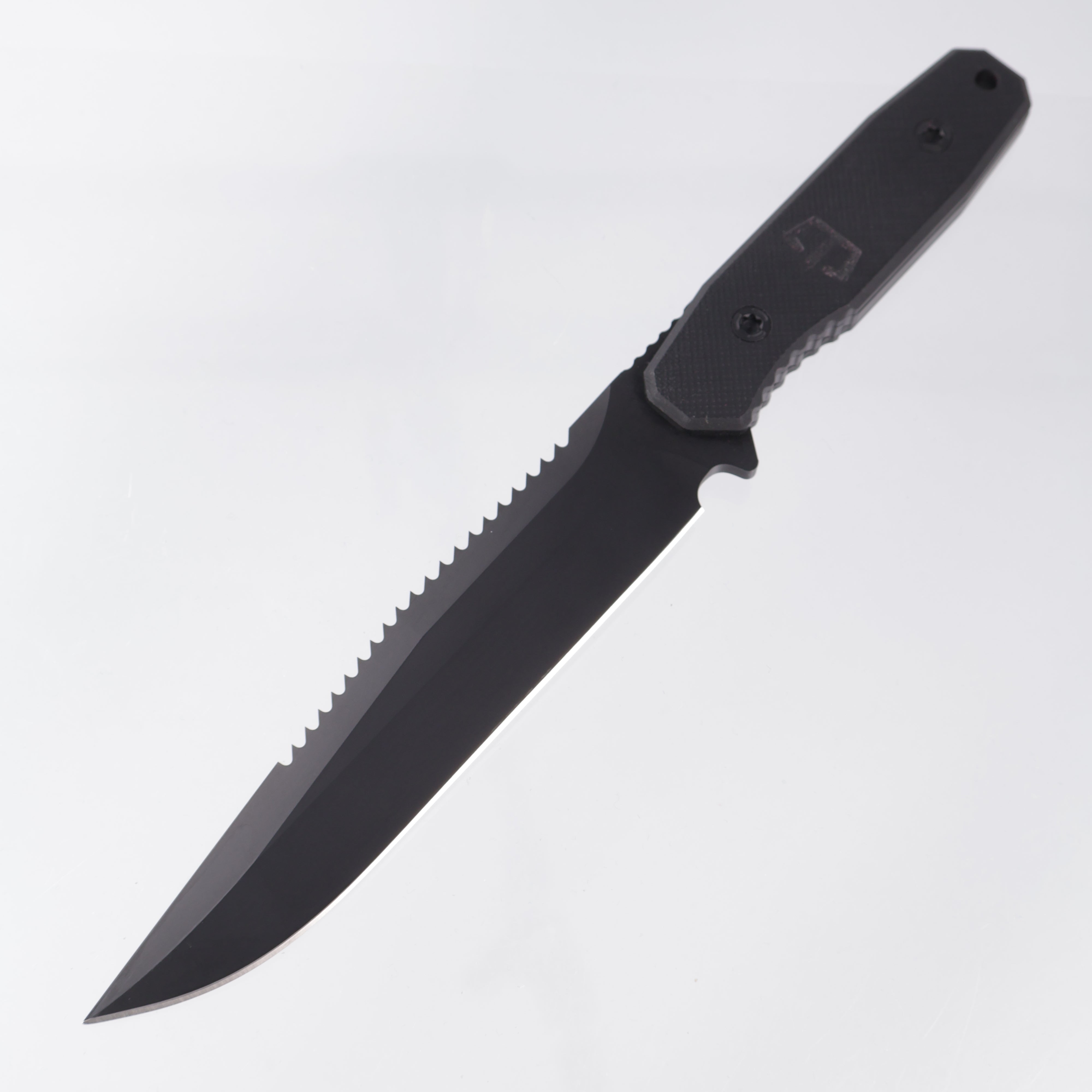 Blackside Customs Rogue One Sawback - Black G10 - Triple Black Magnacut