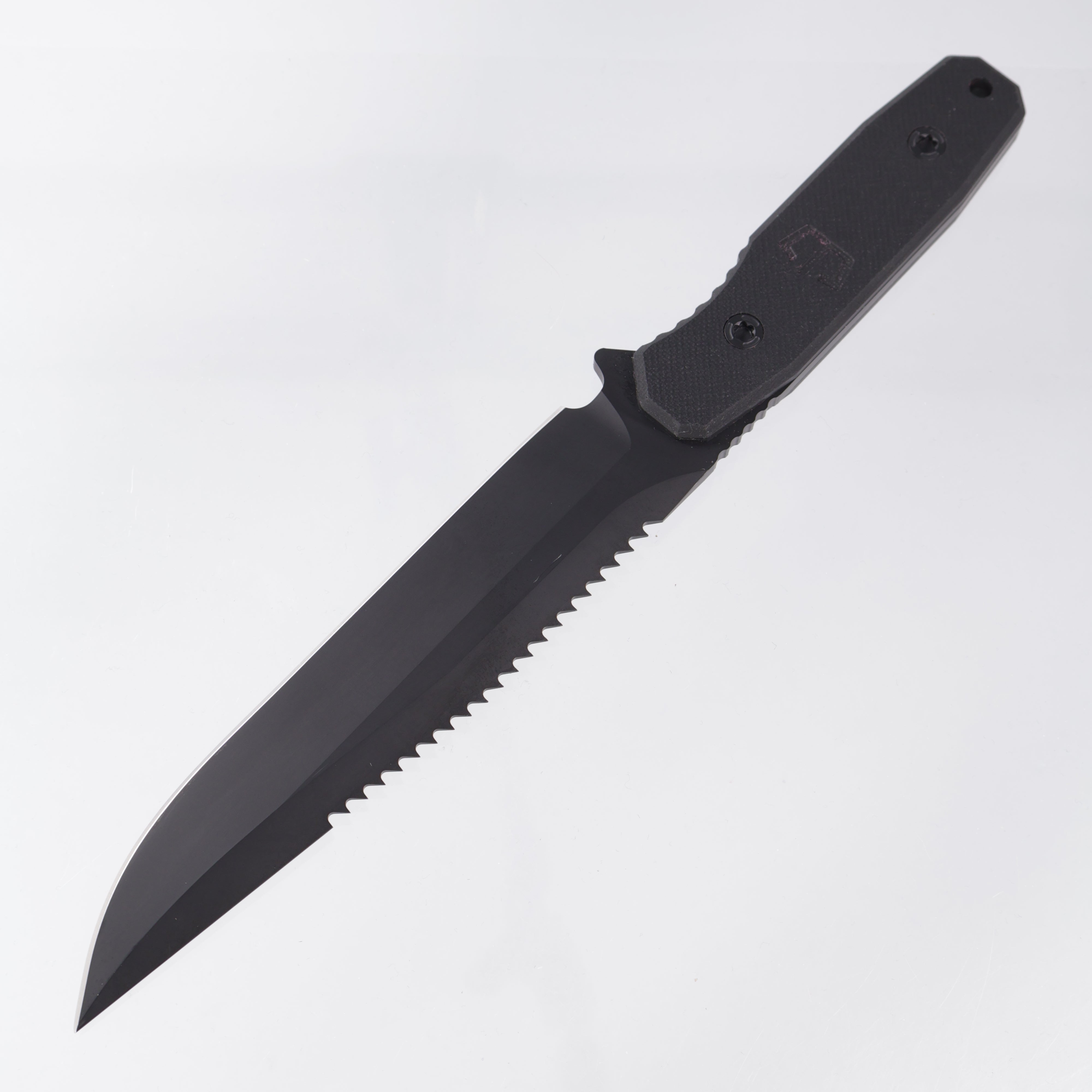 Blackside Customs Rogue One Sawback - Black G10 - Triple Black Magnacut