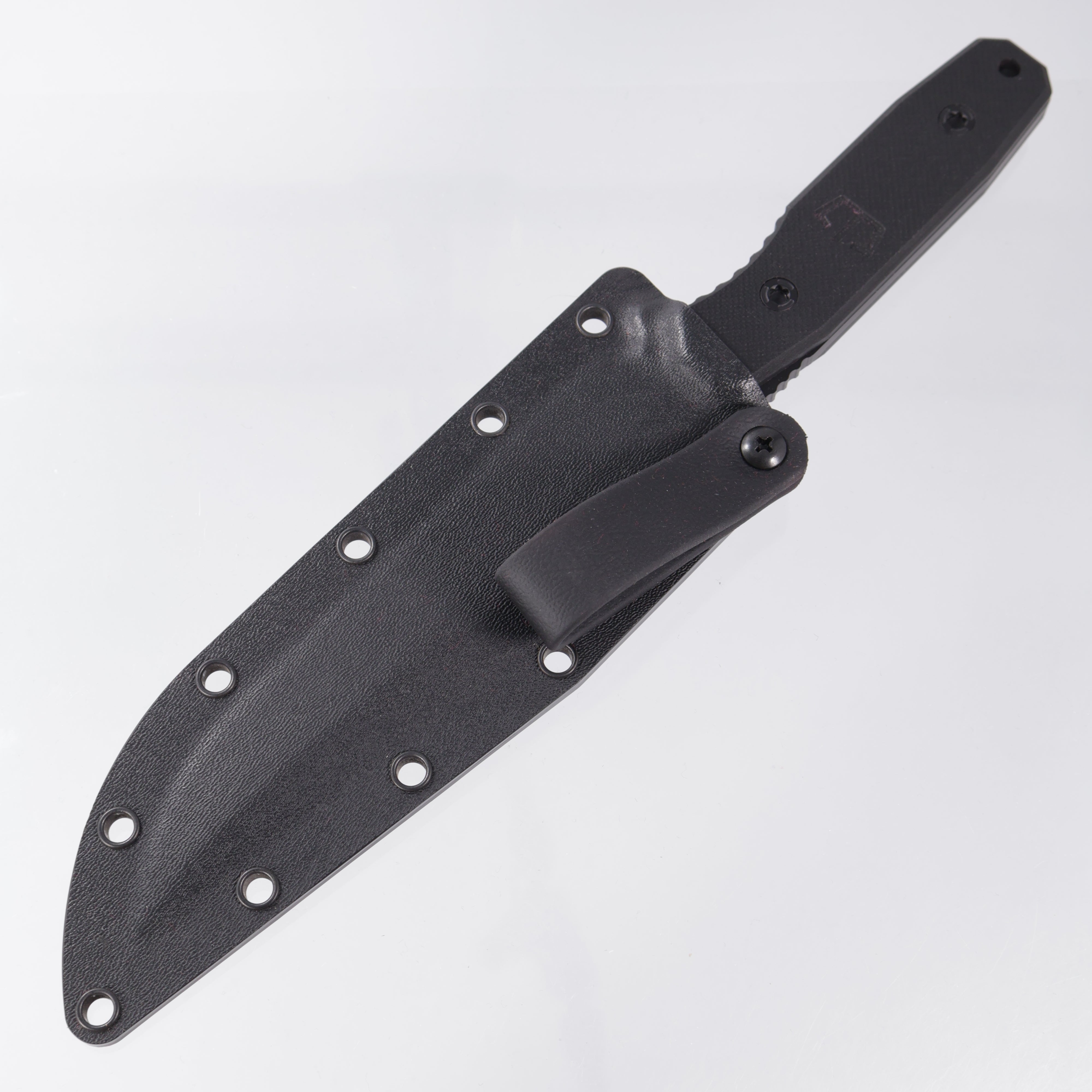 Blackside Customs Rogue One Sawback - Black G10 - Triple Black Magnacut