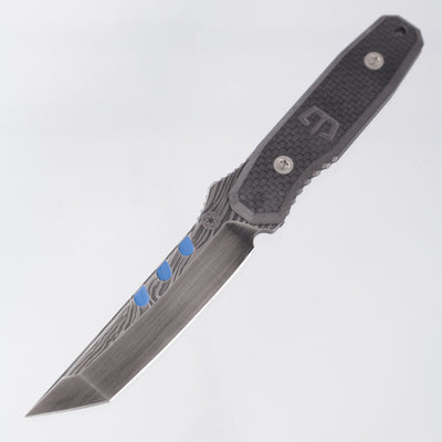 Blackside Customs Kimura - Carbon Fiber - Beskar Magnacut w/ Blue Accents