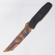 Blackside Customs Kimura - Black G10 - Orange/Purple Foil-Cam CPM-154 - One Off