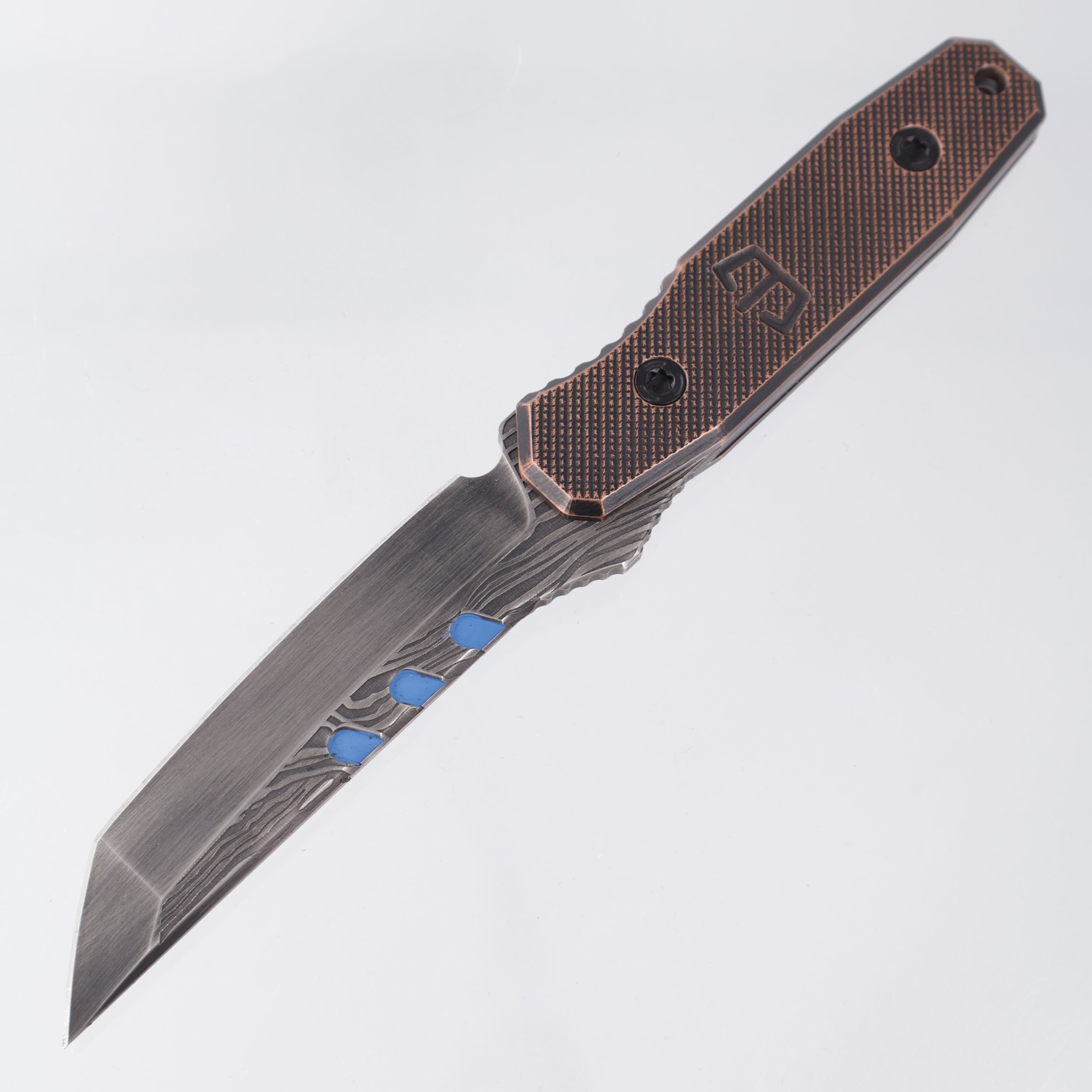 Blackside Customs Kimura - Cordura Copper - Beskar Magnacut w/ Blue Accents