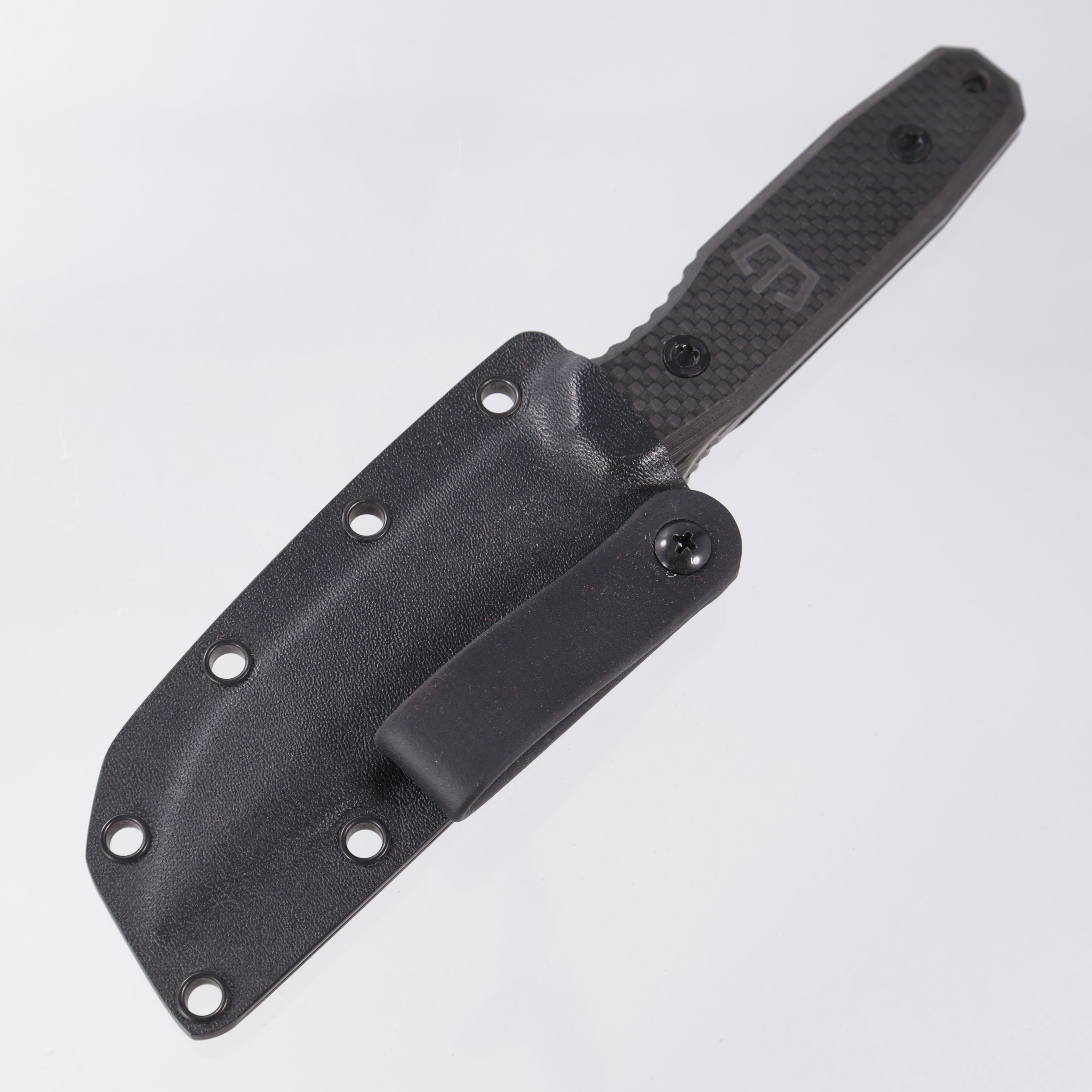 Blackside Customs Plan B - Carbon Fiber - Beskar Magnacut w/ Blue Accents