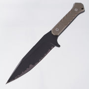 Blackside Customs Fedele X - Distressed Bronze Titanium - Sumi Finish N690