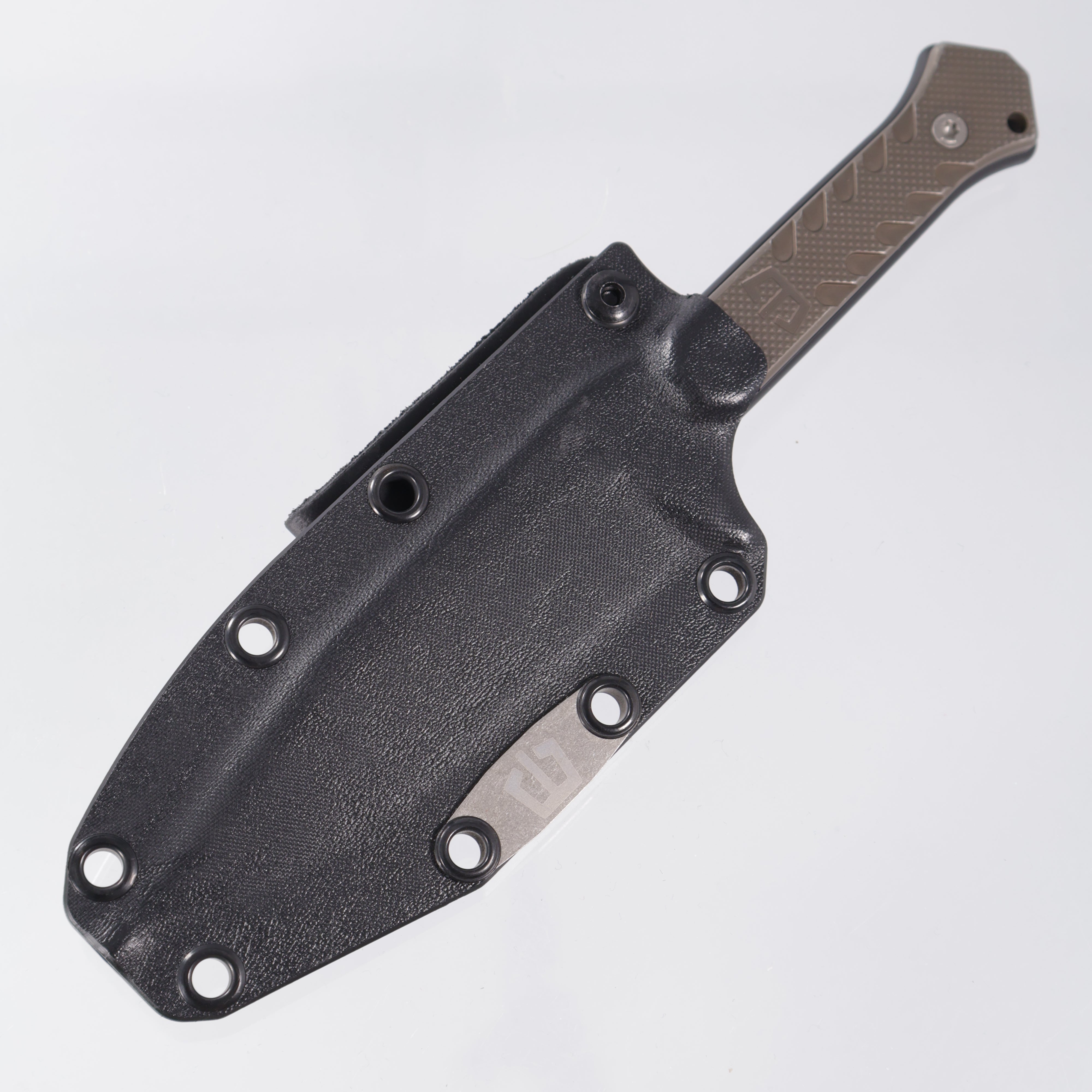 Blackside Customs Fedele X - Distressed Bronze Titanium - Sumi Finish N690