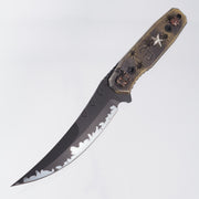 Blackside Customs x Starlingear Cat 5 - Brass Scales Customized by Ryk Maverick - Sumi Finish Magnacut - 1 of A Kind