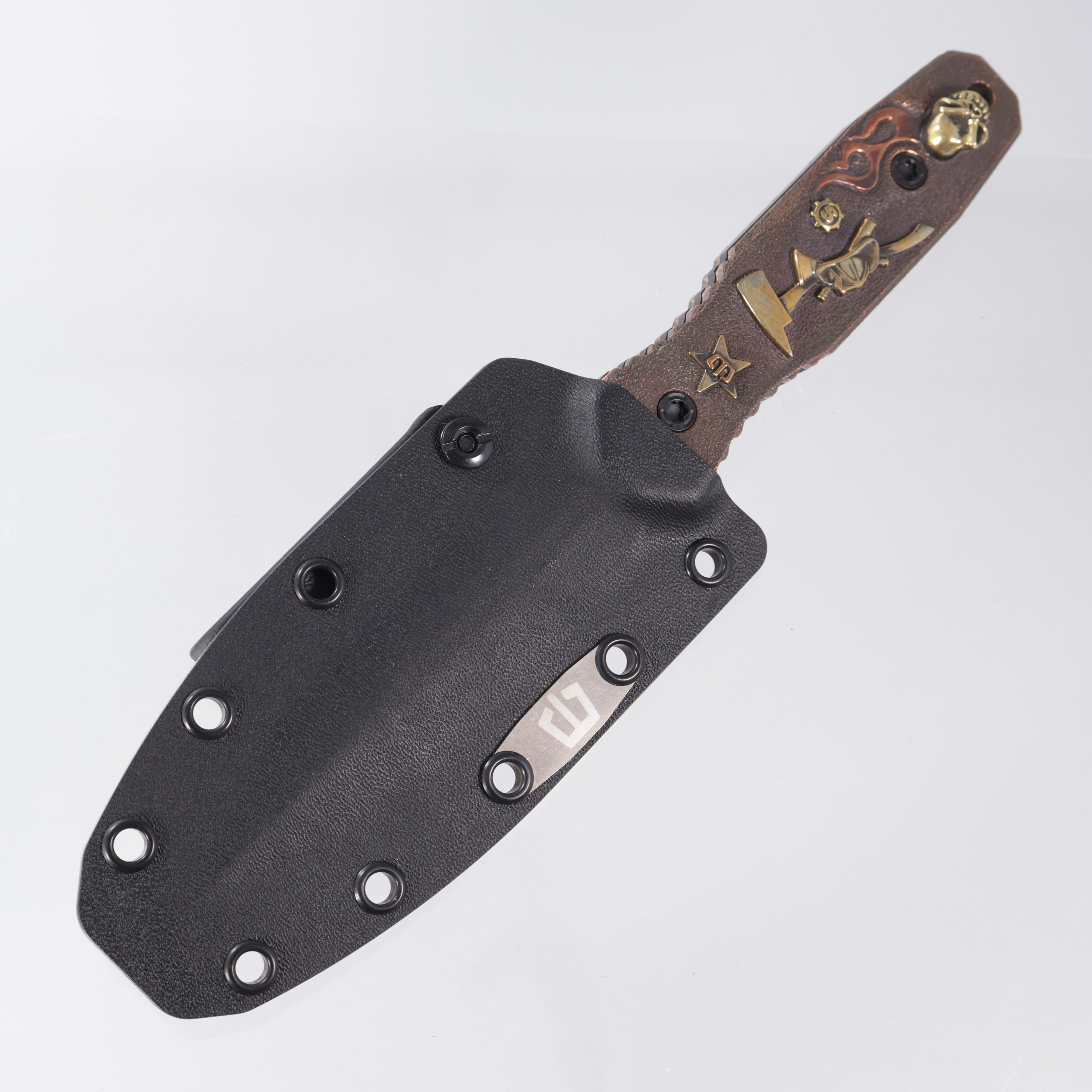 Blackside Customs x Starlingear Phase 7 SDM - Copper Scales Customized by Ryk Maverick - Sumi Finish Magnacut - 1 of A Kind