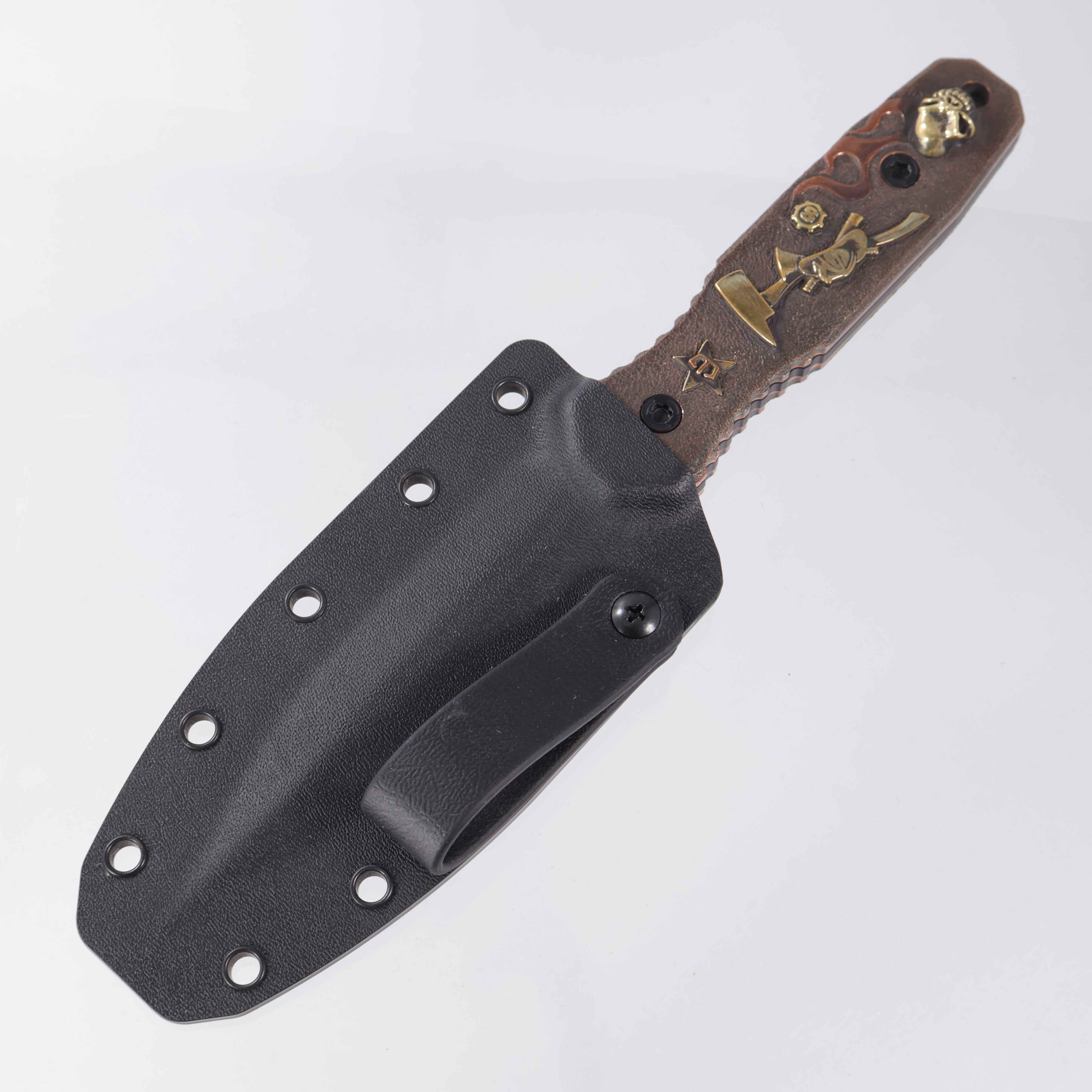 Blackside Customs x Starlingear Phase 7 SDM - Copper Scales Customized by Ryk Maverick - Sumi Finish Magnacut - 1 of A Kind