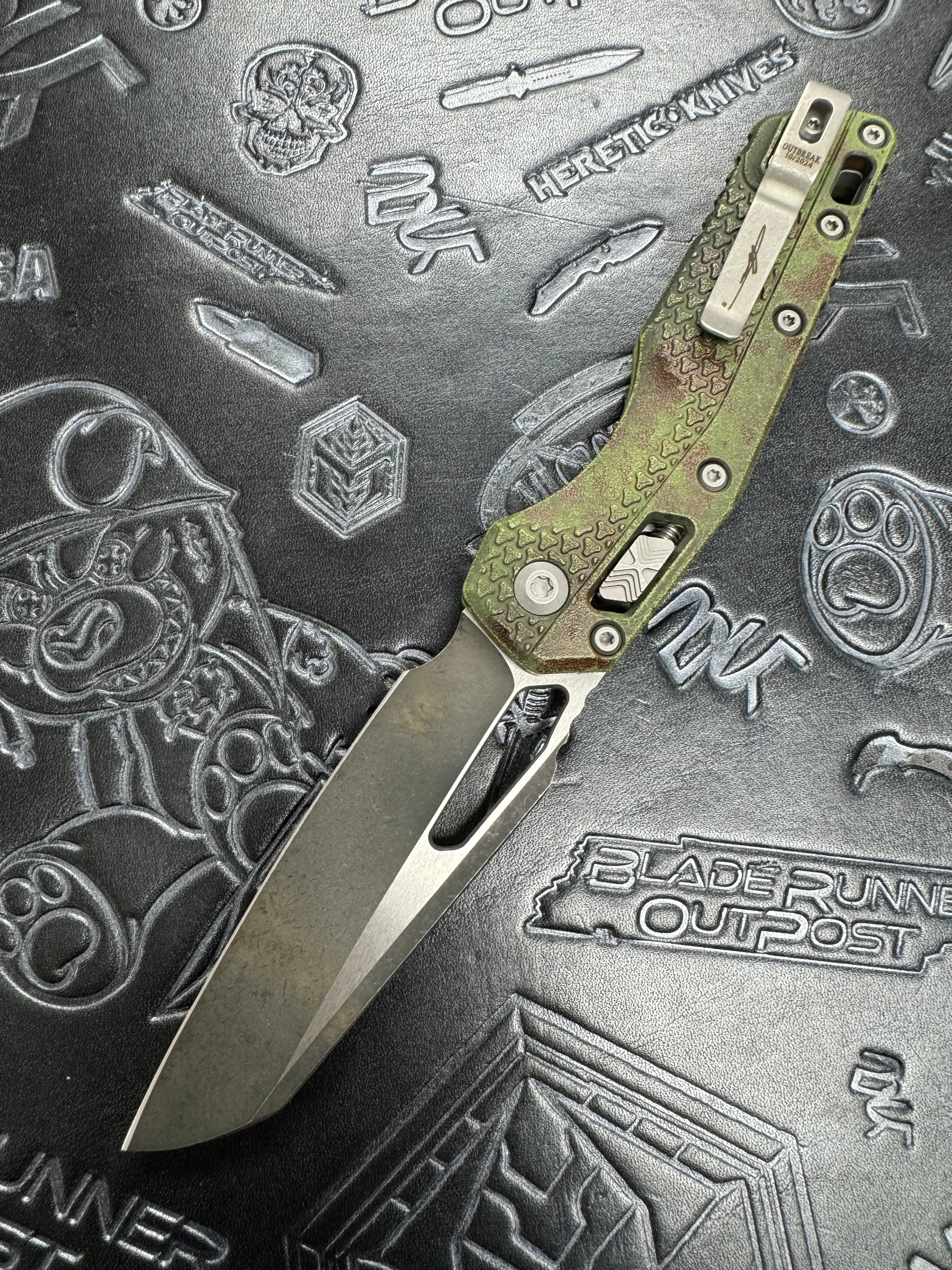 Microtech Knives MSI RAM LOK Outbreak Polymer & M390MK 210T-1 PMOBS