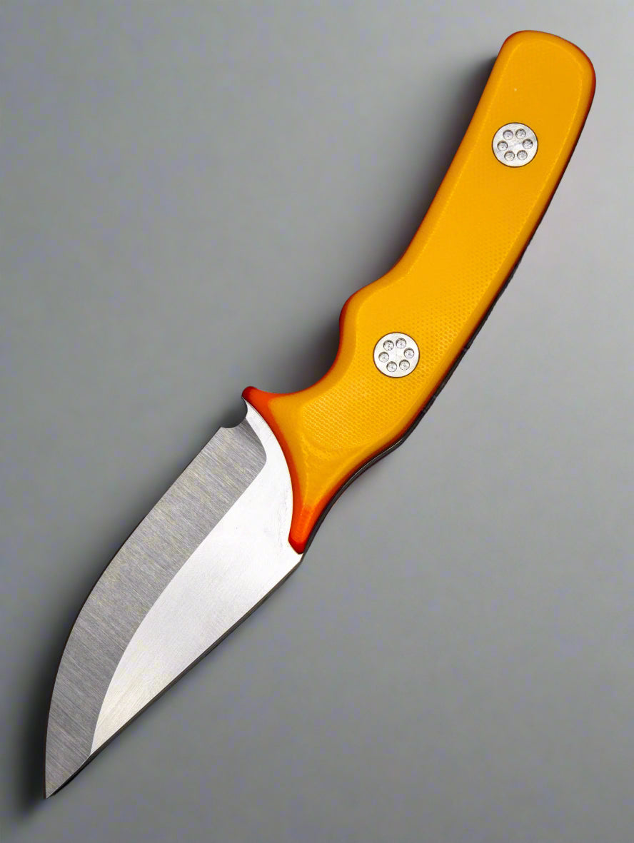 Beans Blades Fixed Javelin M390 TRD G10 Vintage Toyota Orange / Red