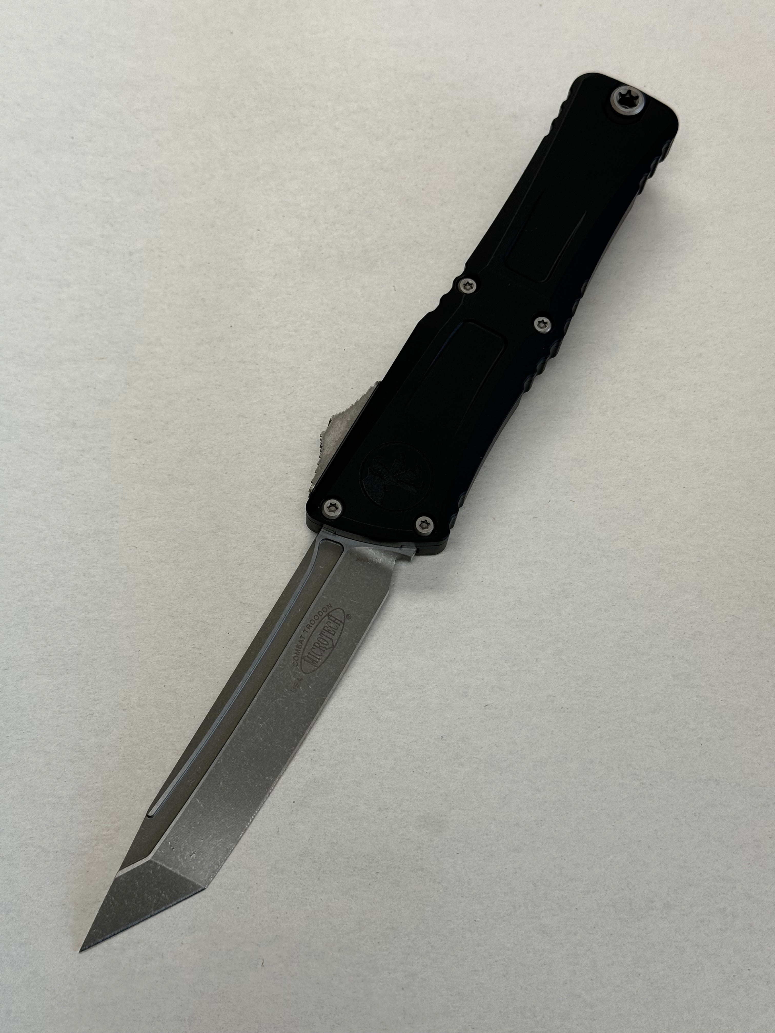 Microtech Knives Combat Troodon Gen III Apocalyptic Tanto w/ Black Handle 1144-10 AP