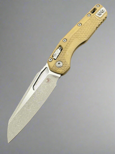 Microtech 210T-10APPMDE MSI S/E - Dark Earth Injection Molded Handle - Apocalyptic Blade