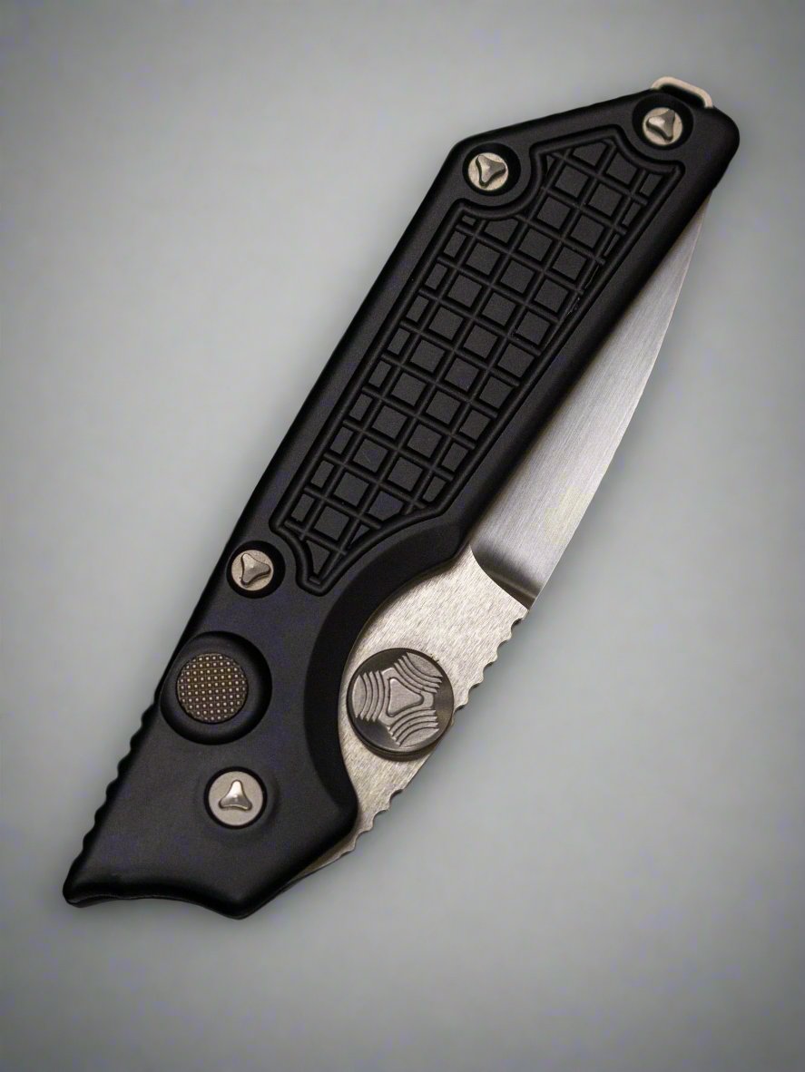 Pre Owned Marfione Custom Strider MSG 2 D/A Automatic Knife Hand Rubbed Satin See Pics