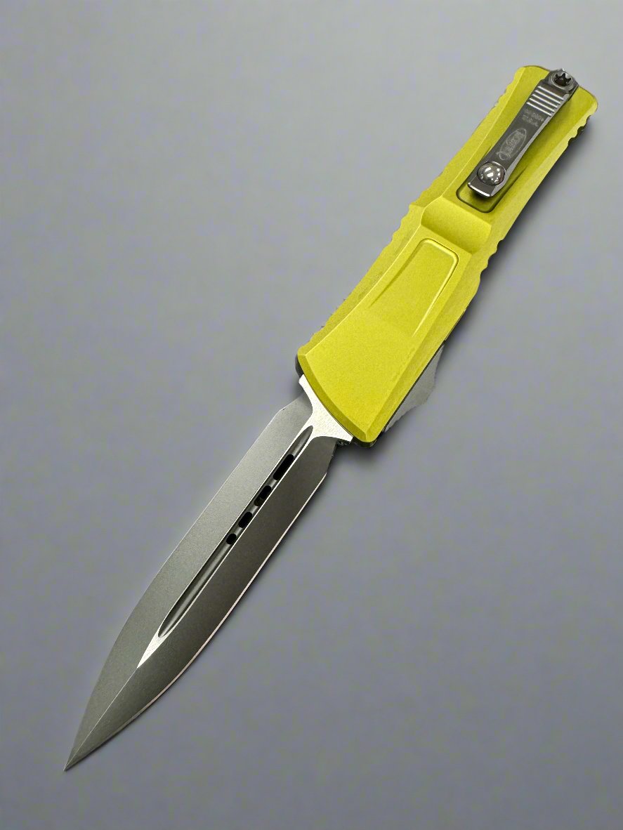 Microtech Knives Combat Troodon Gen III Black Double Edge OD Green 1142-1 OD