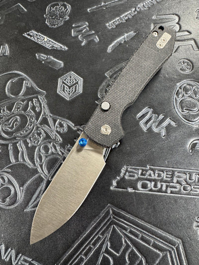 Vosteed Raccoon® - Top Liner Lock (3.25" 14C28N Blade & Micarta Handle) - A2903 Black Satin