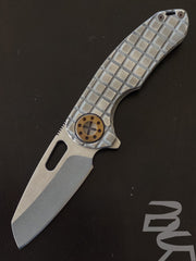 Curtiss Knives F3 Medium Wharny Flipper S45vn Titanium Frag Milled