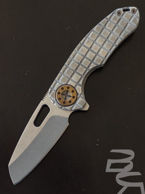 Curtiss Knives F3 Medium Wharny Flipper S45vn Titanium Frag Milled