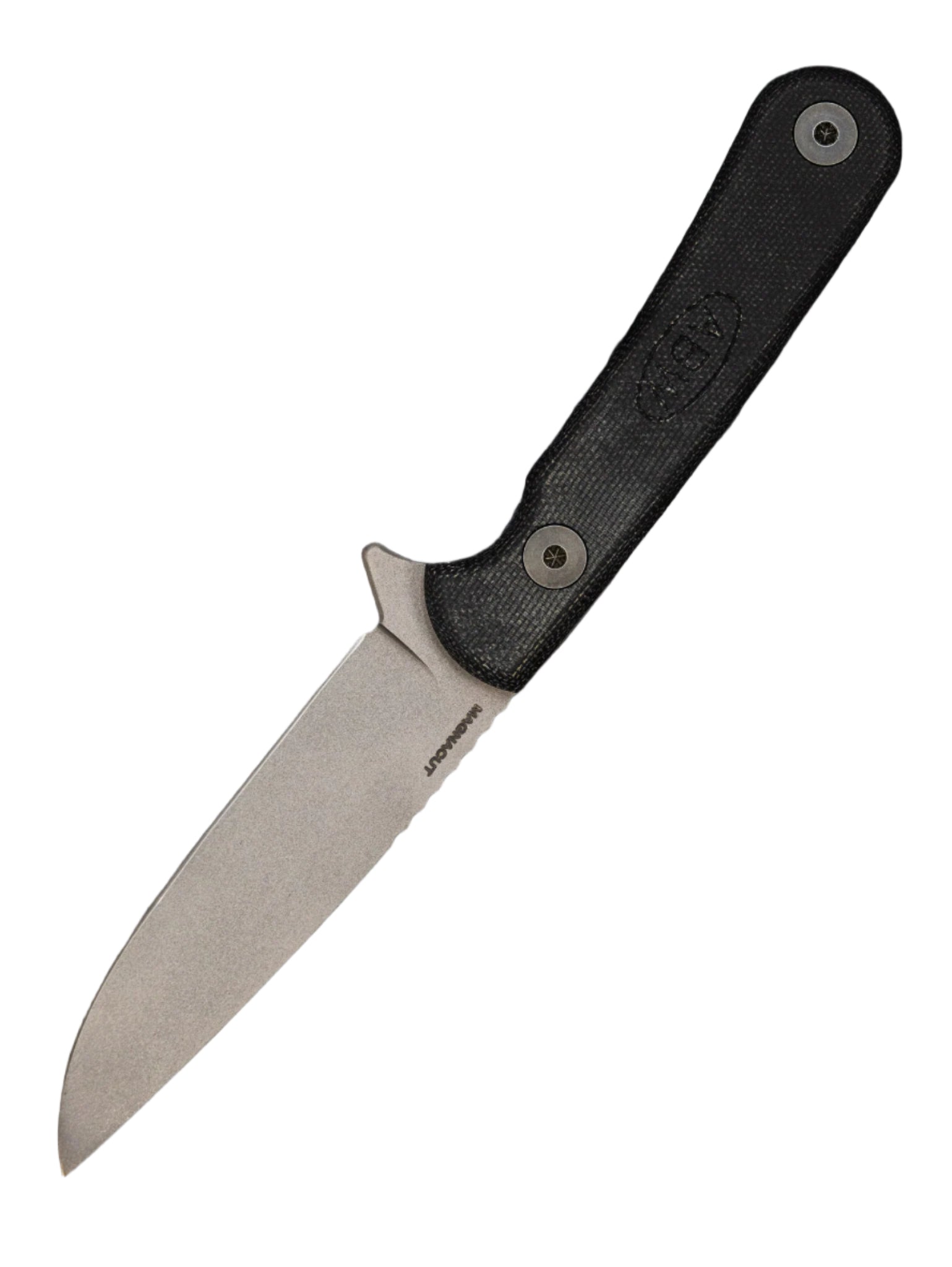 AMERICAN BLADE WORKS FIXED BLADE (BLACK MICARTA)