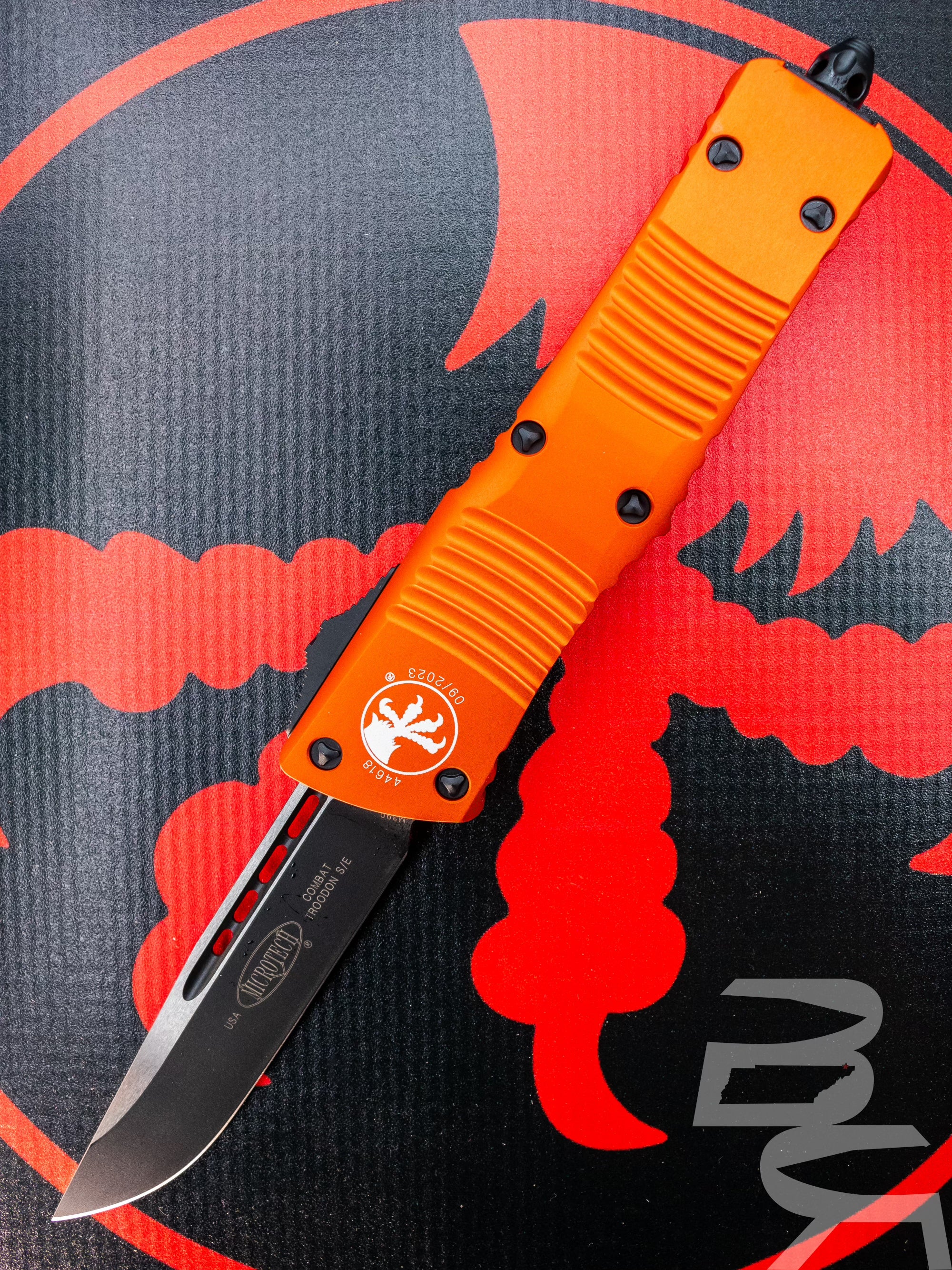 Microtech Combat Troodon S/E Orange Standard 143-1OR