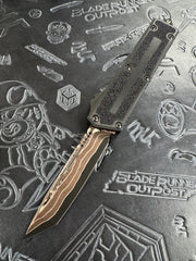 Microtech Marfione Select Scarab 2 Gen 3 - Baker Forge Tanto w/ Stingray Inlaid Handle - Scarab II Gen III -1279-16MS2