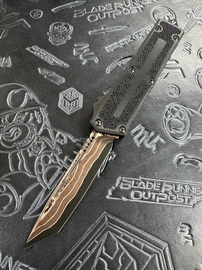 Microtech Marfione Select Scarab 2 Gen 3 - Baker Forge Tanto w/ Stingray Inlaid Handle - Scarab II Gen III -1279-16MS2