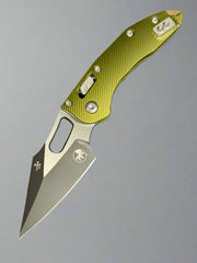 Microtech Knives Manual Stitch RAM LOK Fluted Aluminum OD Green Standard & Black M390MK 169RL-1 FLOD
