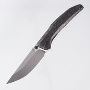 Custom Knife Factory TNT - DLC Crystalized Titanium - CKF Wash w/ Satin Flats & Mirror Swedge M398