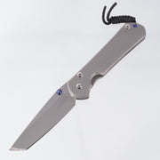 Chris Reeve CRK Sebenza 31 Plain - Tanto Magnacut Stonewash - Glass Blasted Titanium Handle - L31-1687