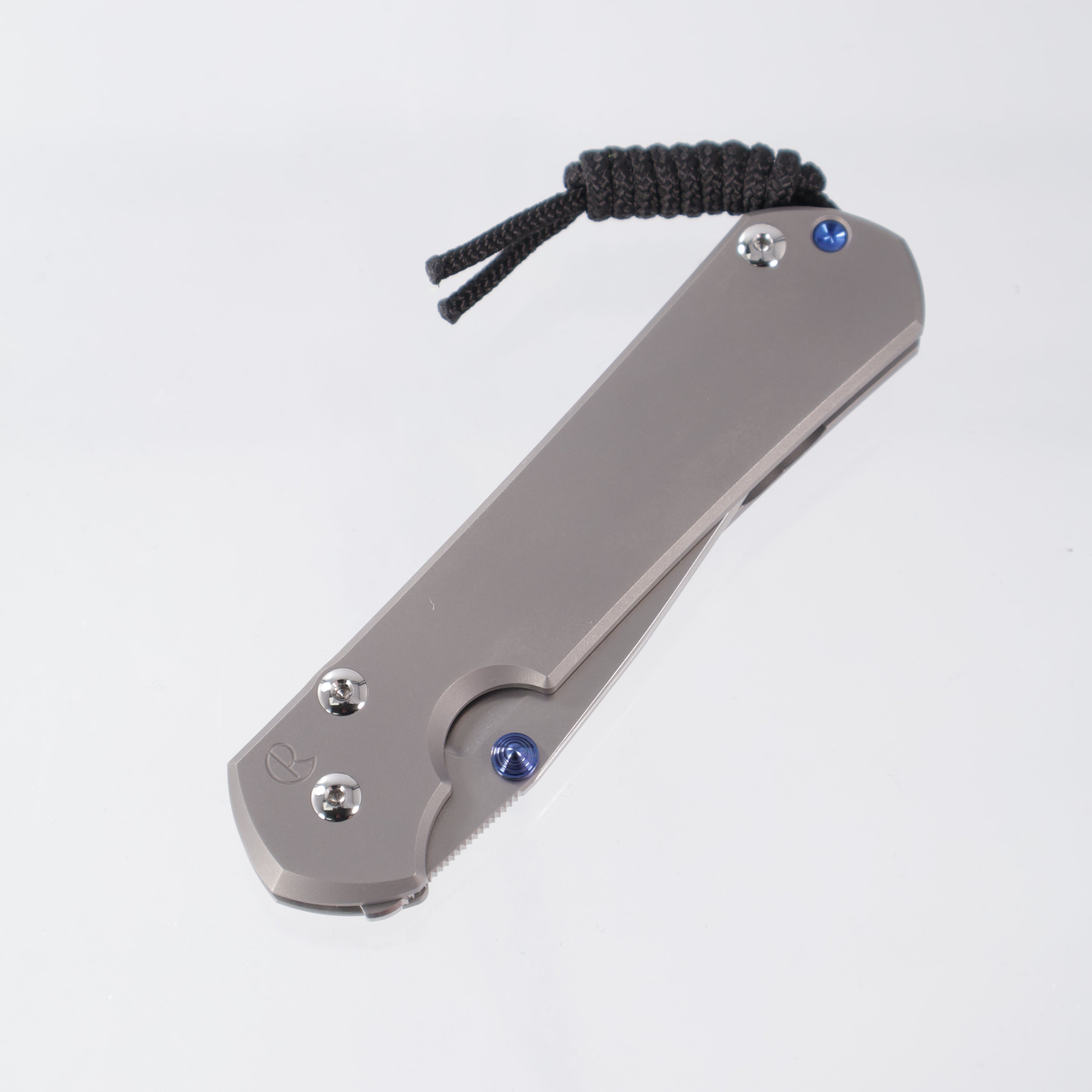 Chris Reeve CRK Sebenza 31 Plain - Drop Point Magnacut Stonewash - Glass Blasted Titanium Handle - L31-1644