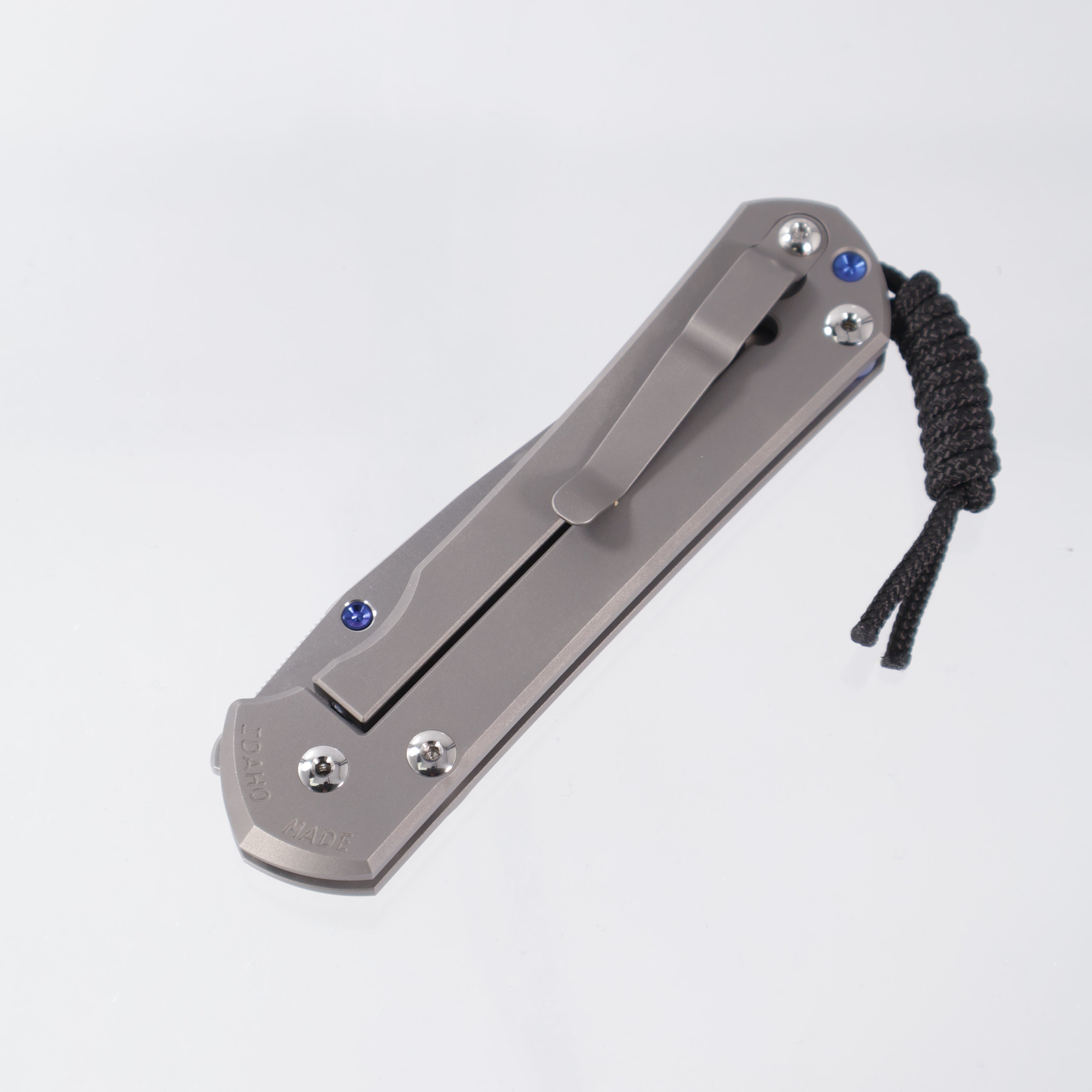 Chris Reeve CRK Sebenza 31 Plain - Drop Point Magnacut Stonewash - Glass Blasted Titanium Handle - L31-1644