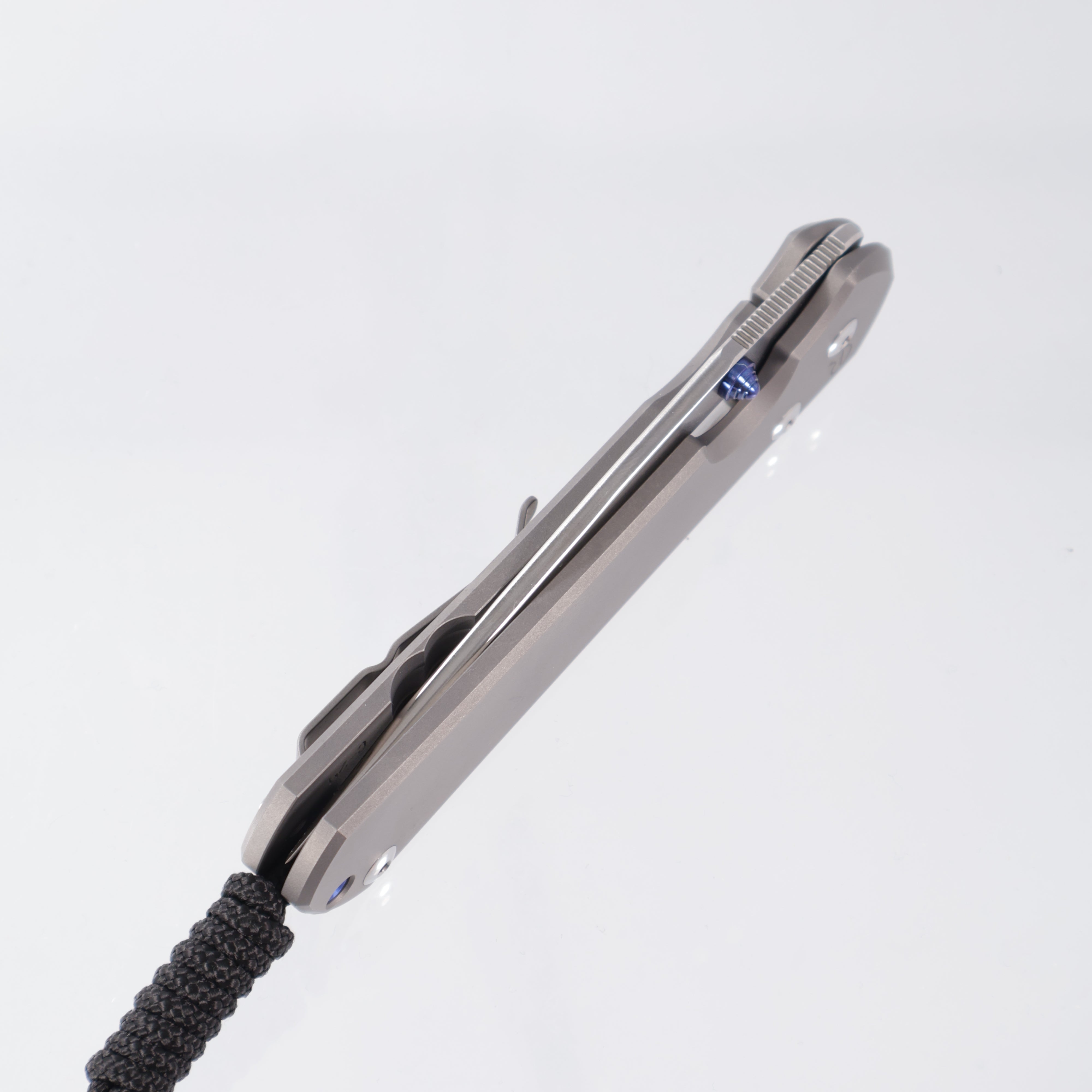 Chris Reeve CRK Sebenza 31 Plain - Drop Point Magnacut Stonewash - Glass Blasted Titanium Handle - L31-1644