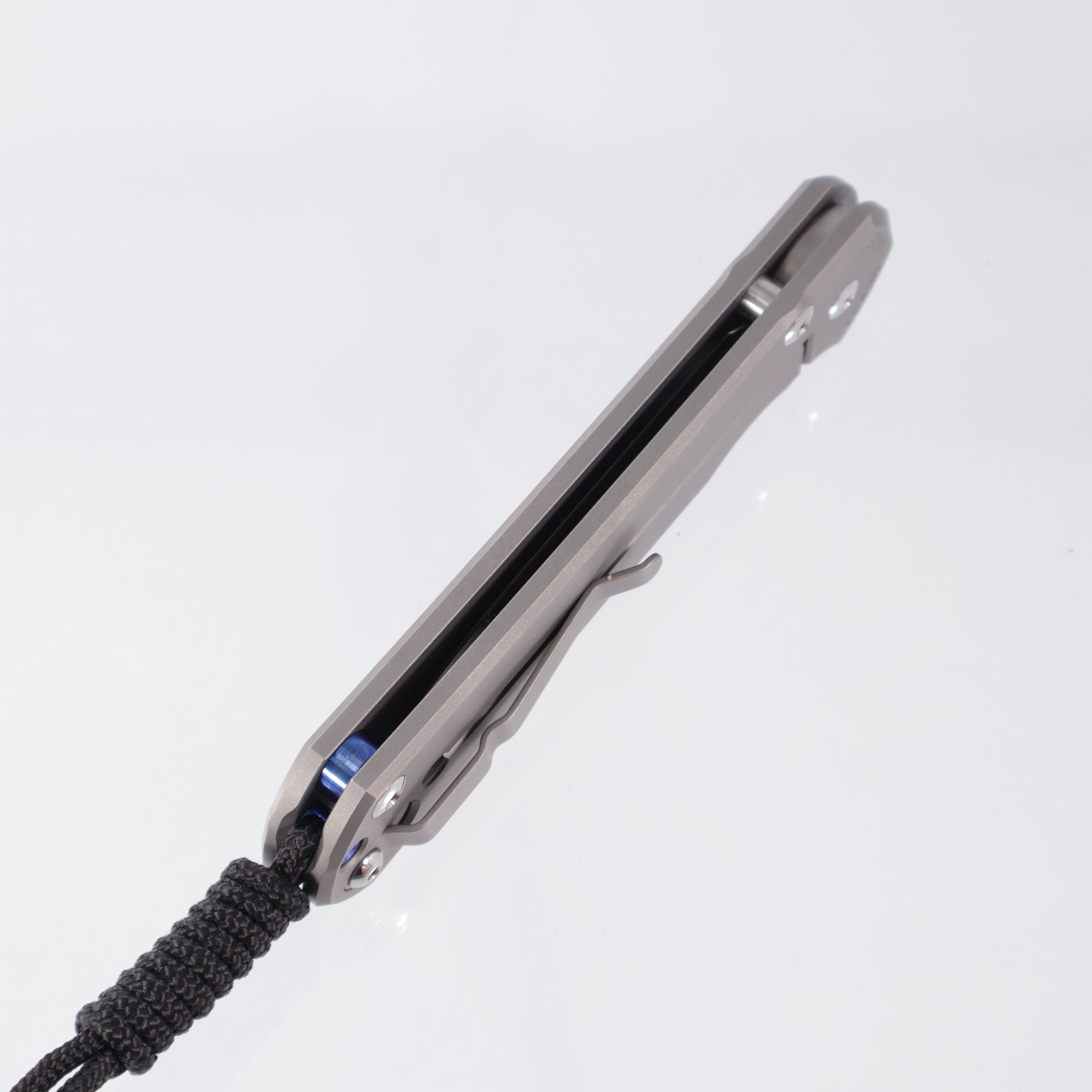 Chris Reeve CRK Sebenza 31 Plain - Drop Point Magnacut Stonewash - Glass Blasted Titanium Handle - L31-1644