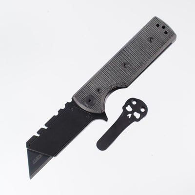 Chaves CHUB Flipper Utility - Blue Label Line - Black Micarta - Blackout CK-7C2-5F6B-4C1-1B
