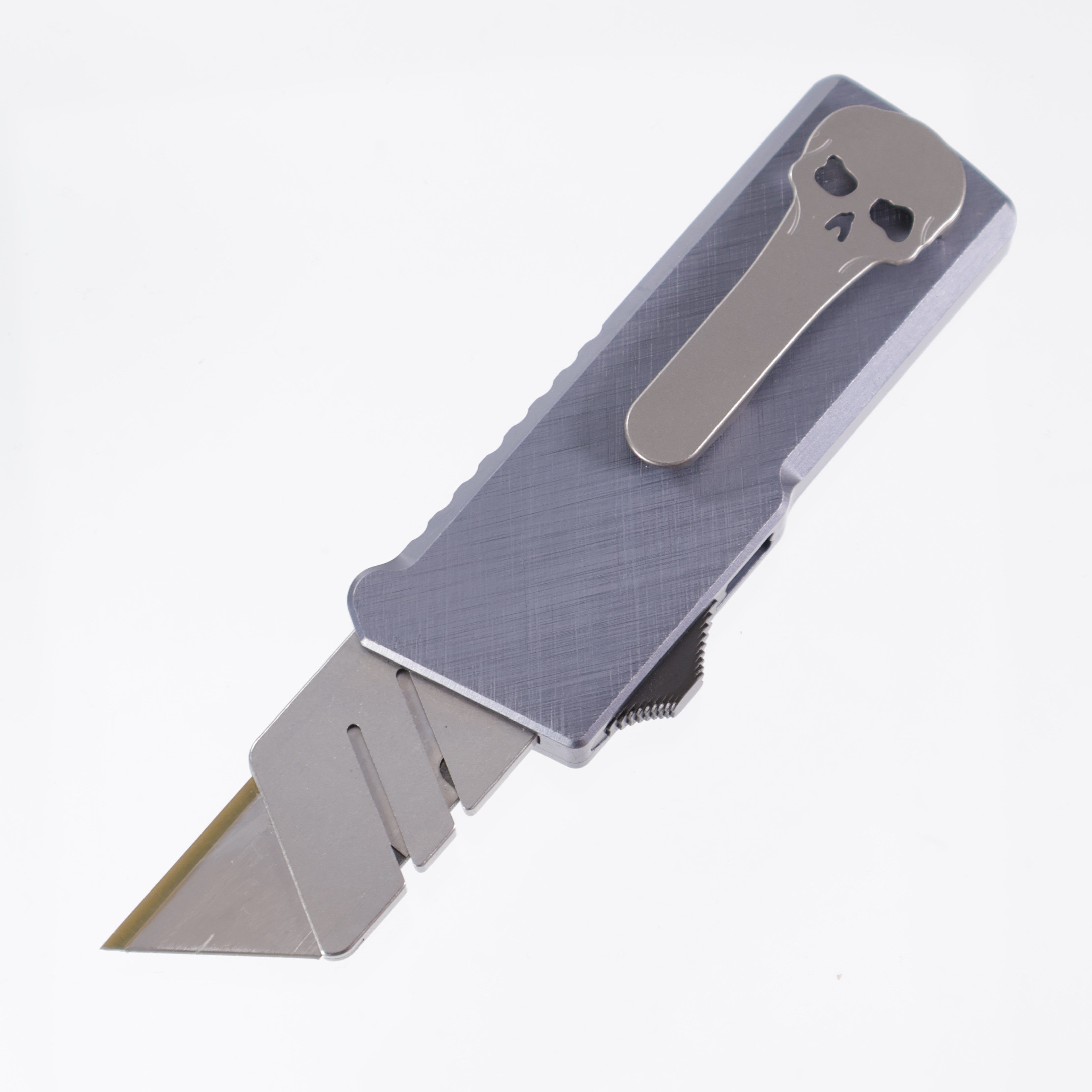 Chaves CHUB OTF - Blue Grey Aluminum - Crosshatch Finish