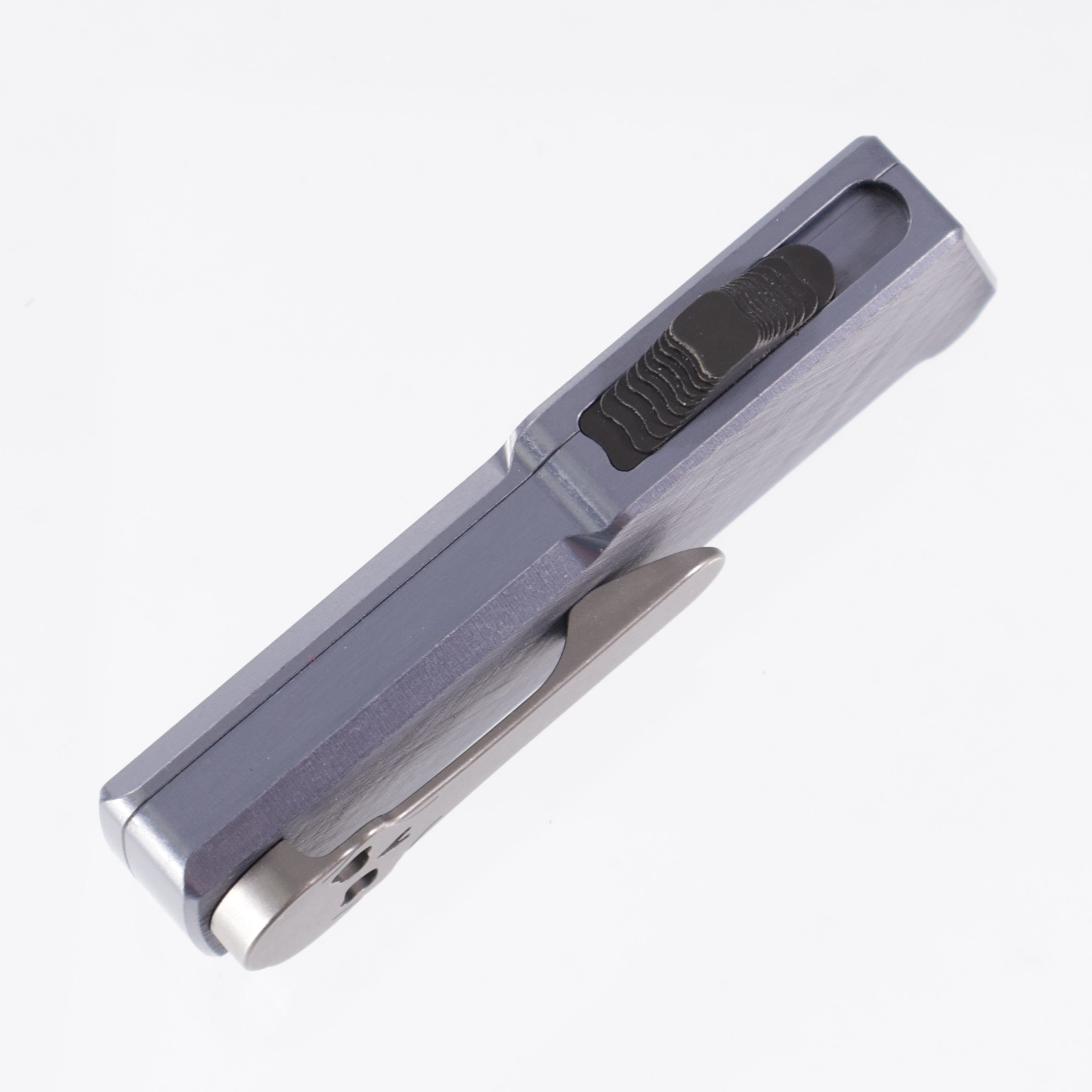 Chaves CHUB OTF - Blue Grey Aluminum - Crosshatch Finish