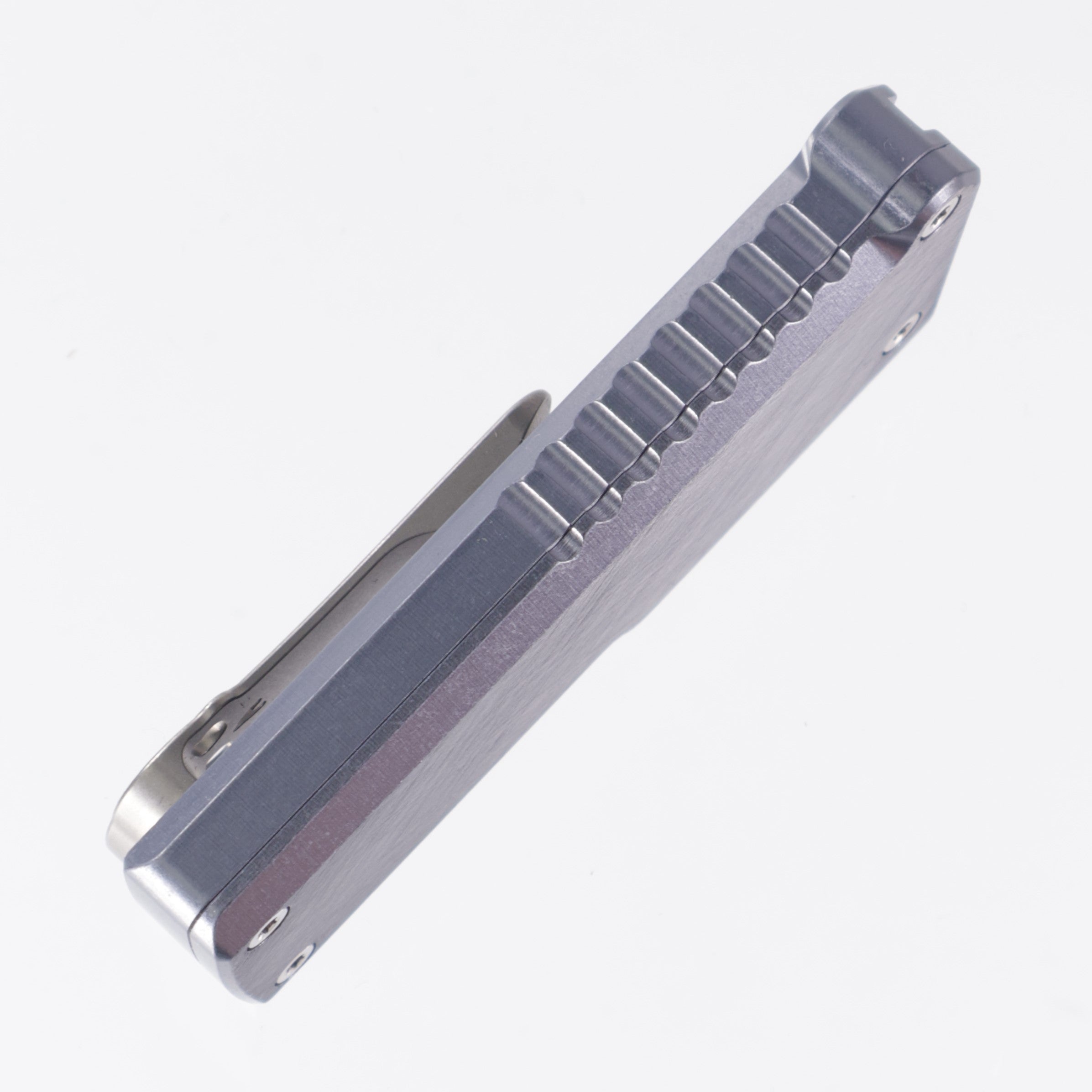 Chaves CHUB OTF - Blue Grey Aluminum - Crosshatch Finish