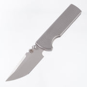Chaves NTAK 229 Integral Tanto - Stonewash Titanium w/ Radiation Milling - Stonewash M390