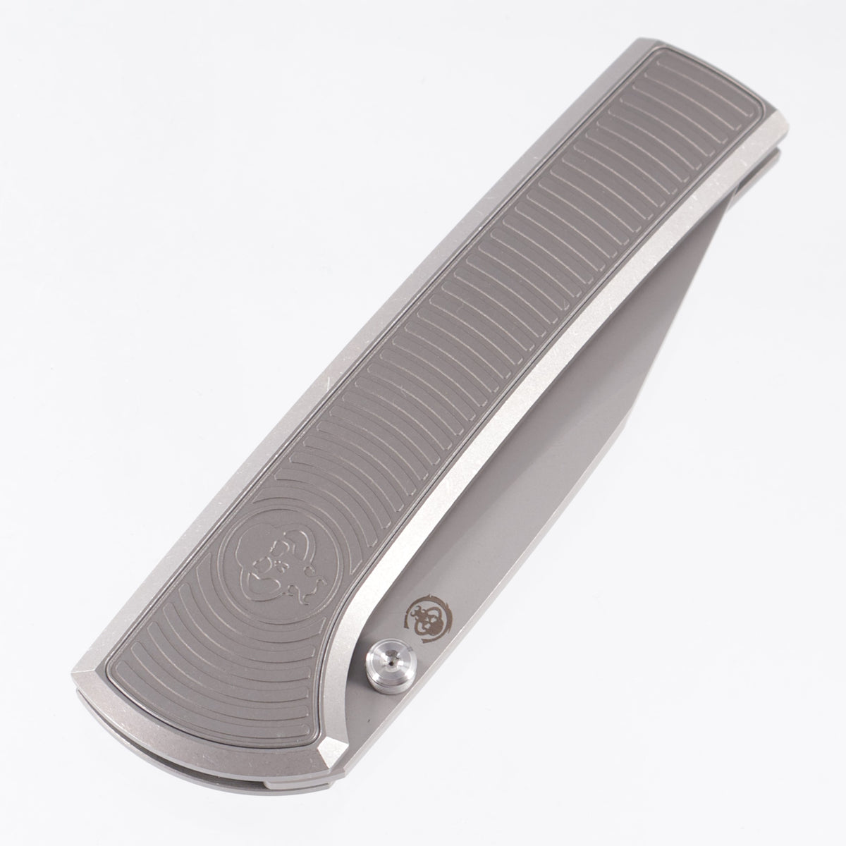 Chaves Scapegoat 229 Integral - Stonewash Titanium w/ Radiation Milling - Stonewash M390