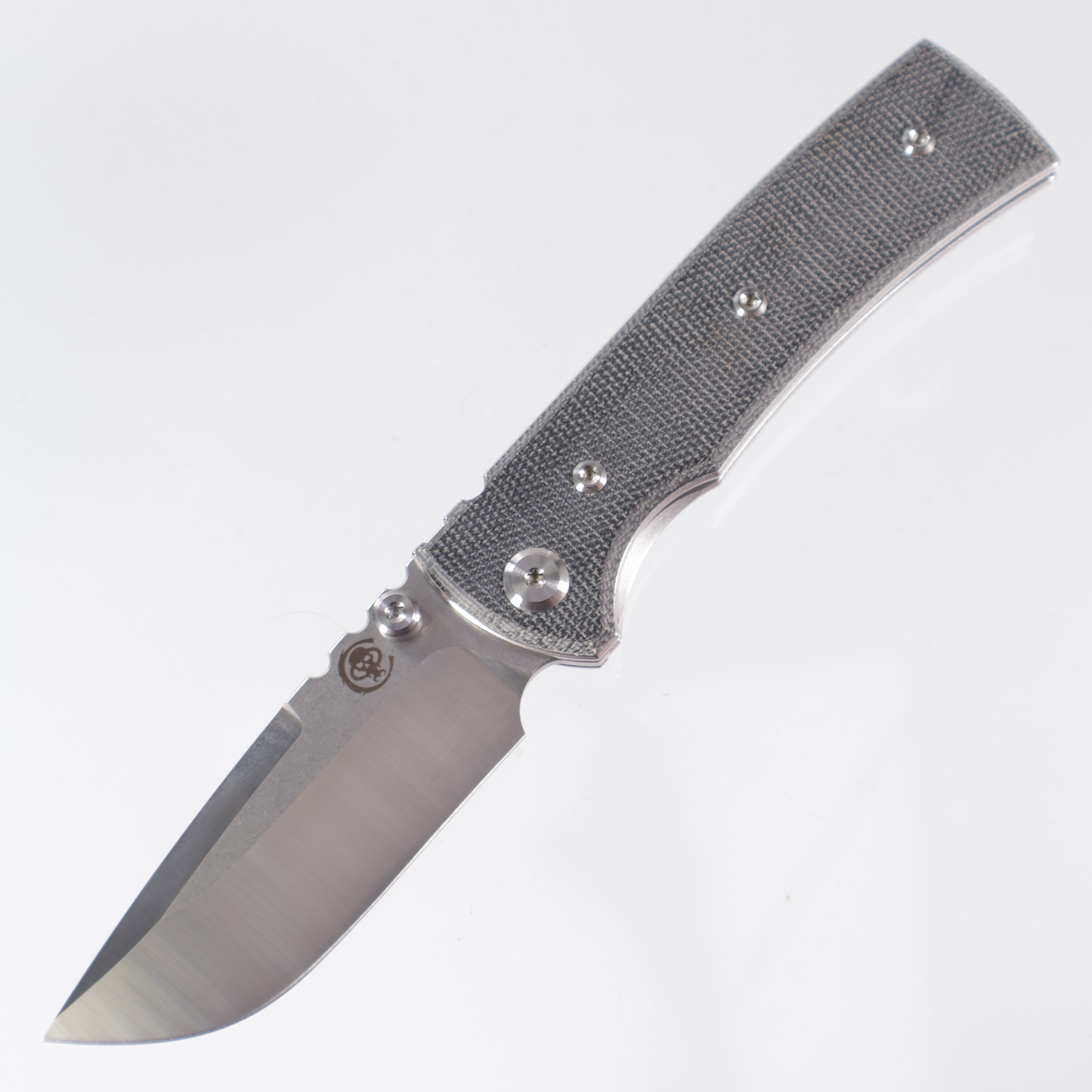 Chaves Redencion Street - Blue Label Line - Drop Point Satin Elmax - Black Micarta - CK-1B2-1B2A-1C0-1B
