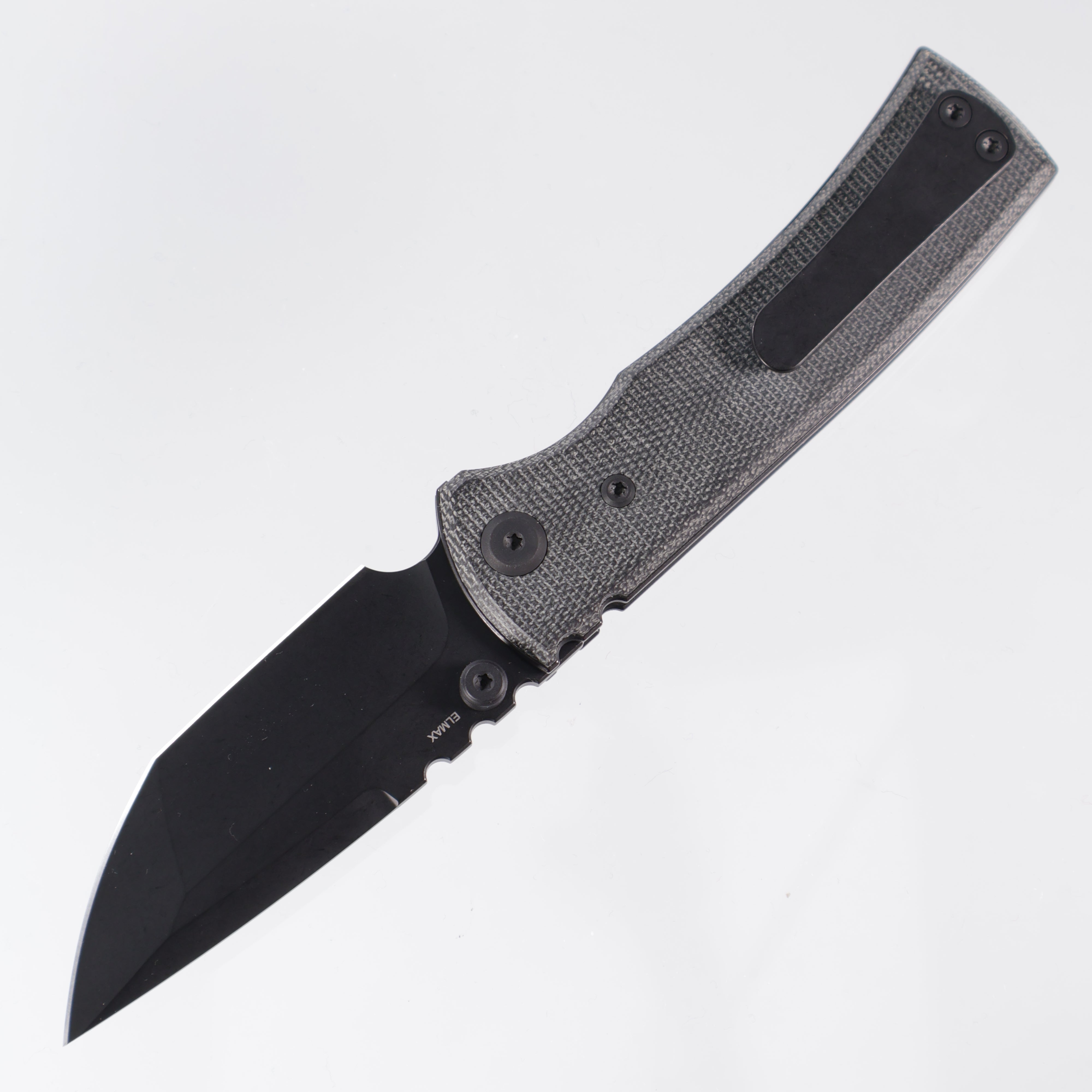 Chaves Redencion Street - Blue Label Line - Tanto PVD Elmax - Black Micarta - CK-1B2-2C2A-4C1-1B