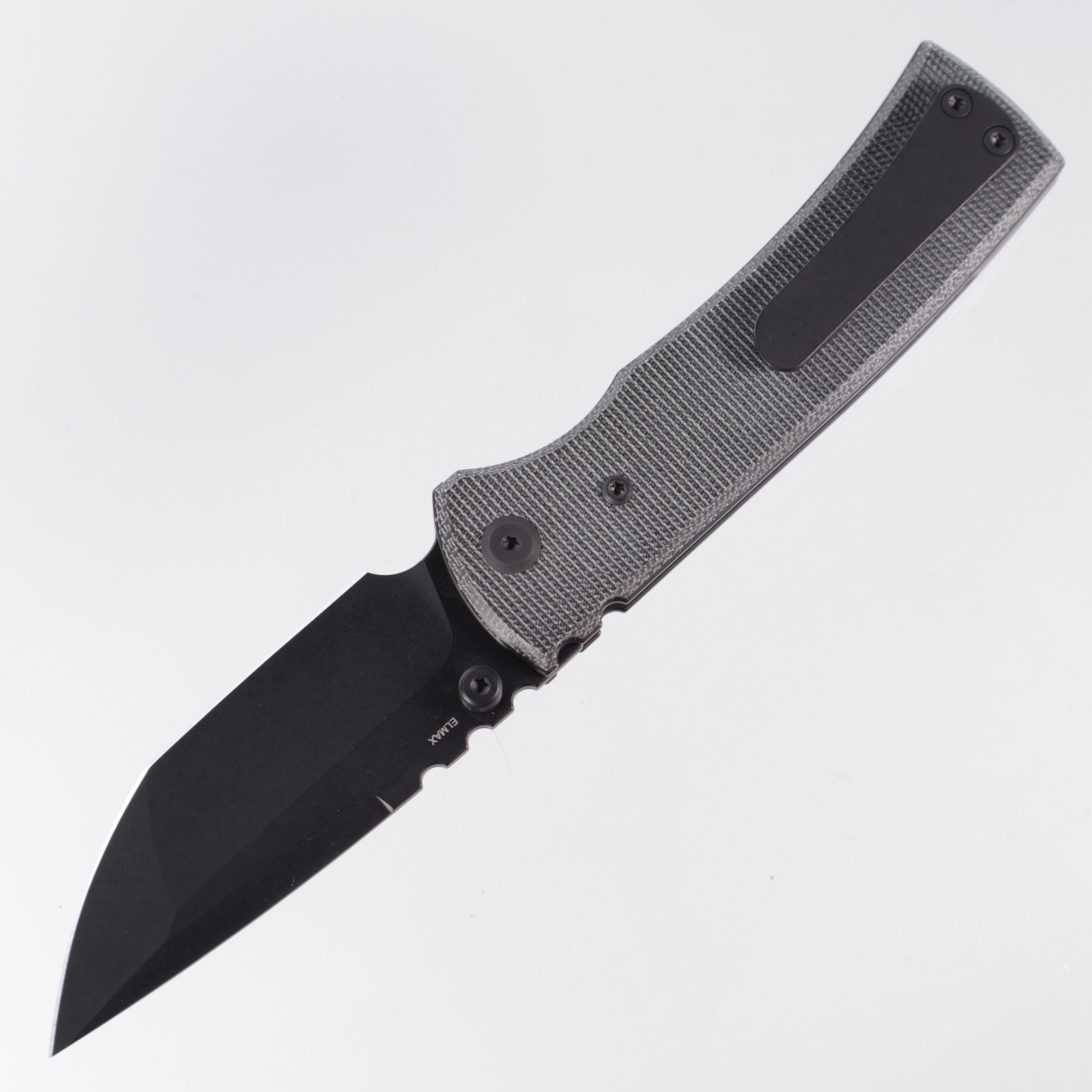 Chaves Redencion 229 - Blue Label Line - Tanto PVD Elmax - Black Micarta - CK-1A2-2C2A-4C1-1B