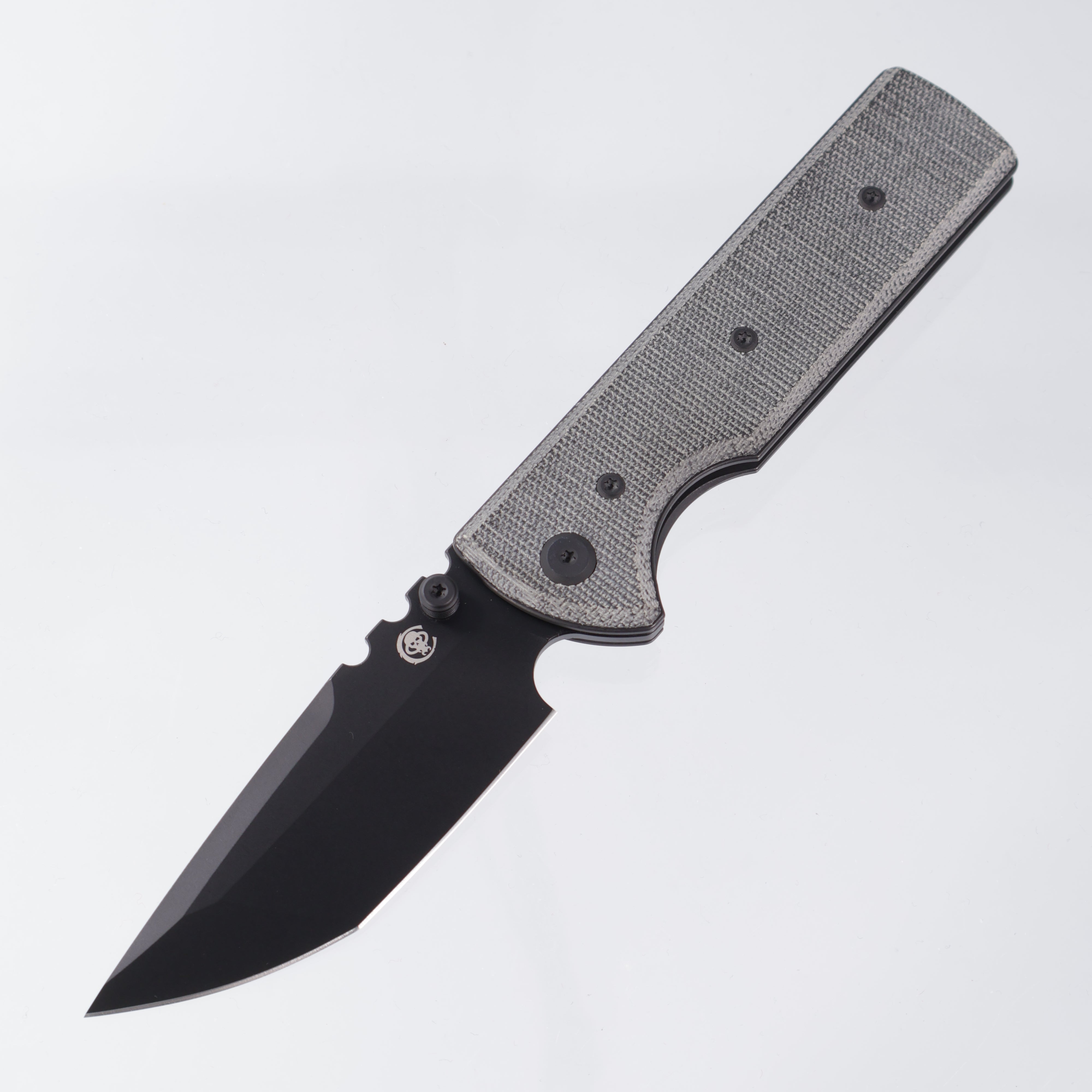 Chaves N.T.A.K - Blue Label Line - Tanto PVD Blackout Elmax - Black Micarta - CK-1D2-2B2A-1C0-1B (NTAK)
