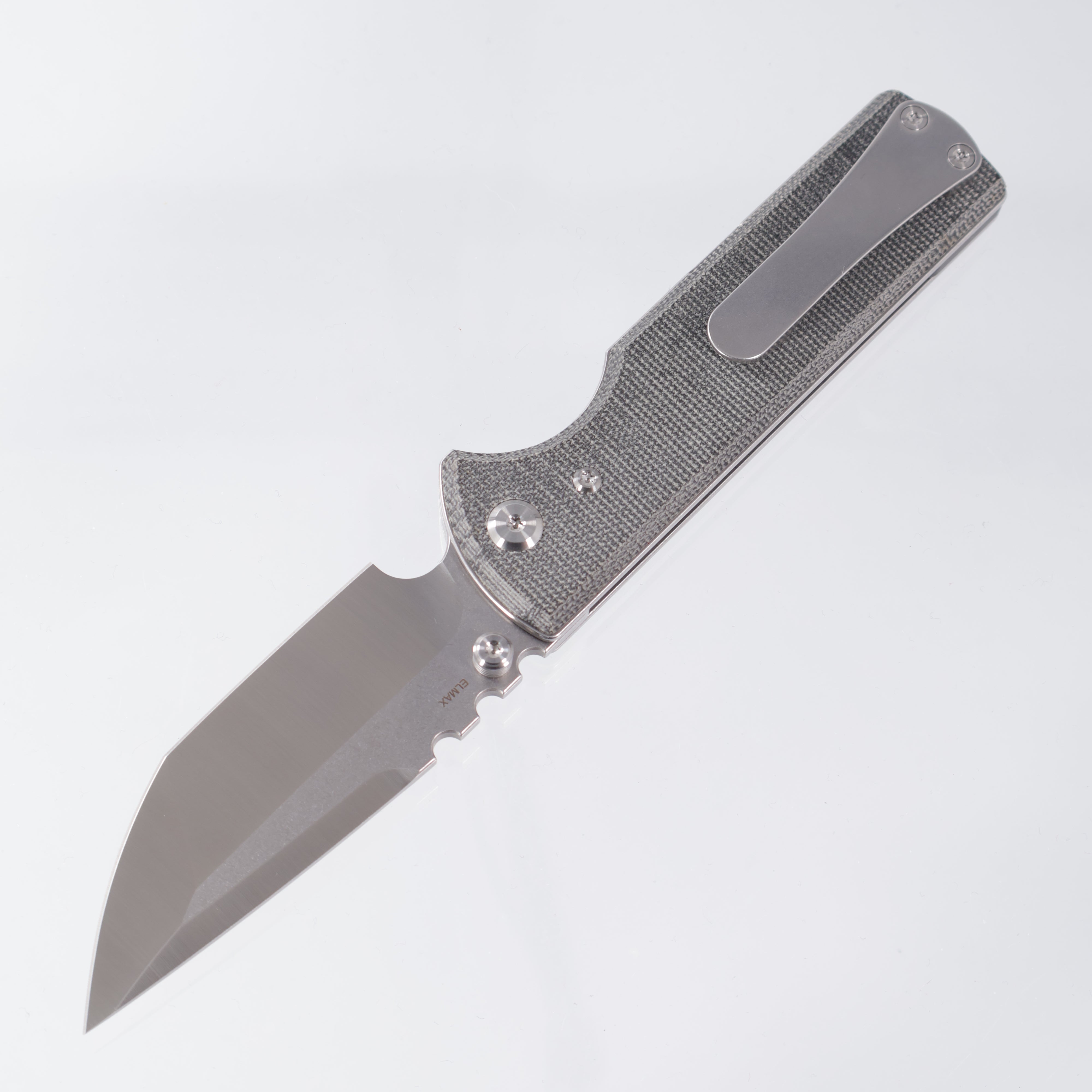 Chaves N.T.A.K - Blue Label Line - Tanto Satin Elmax - Black Micarta - CK-1D2-2B2A-1C0-1B (NTAK)