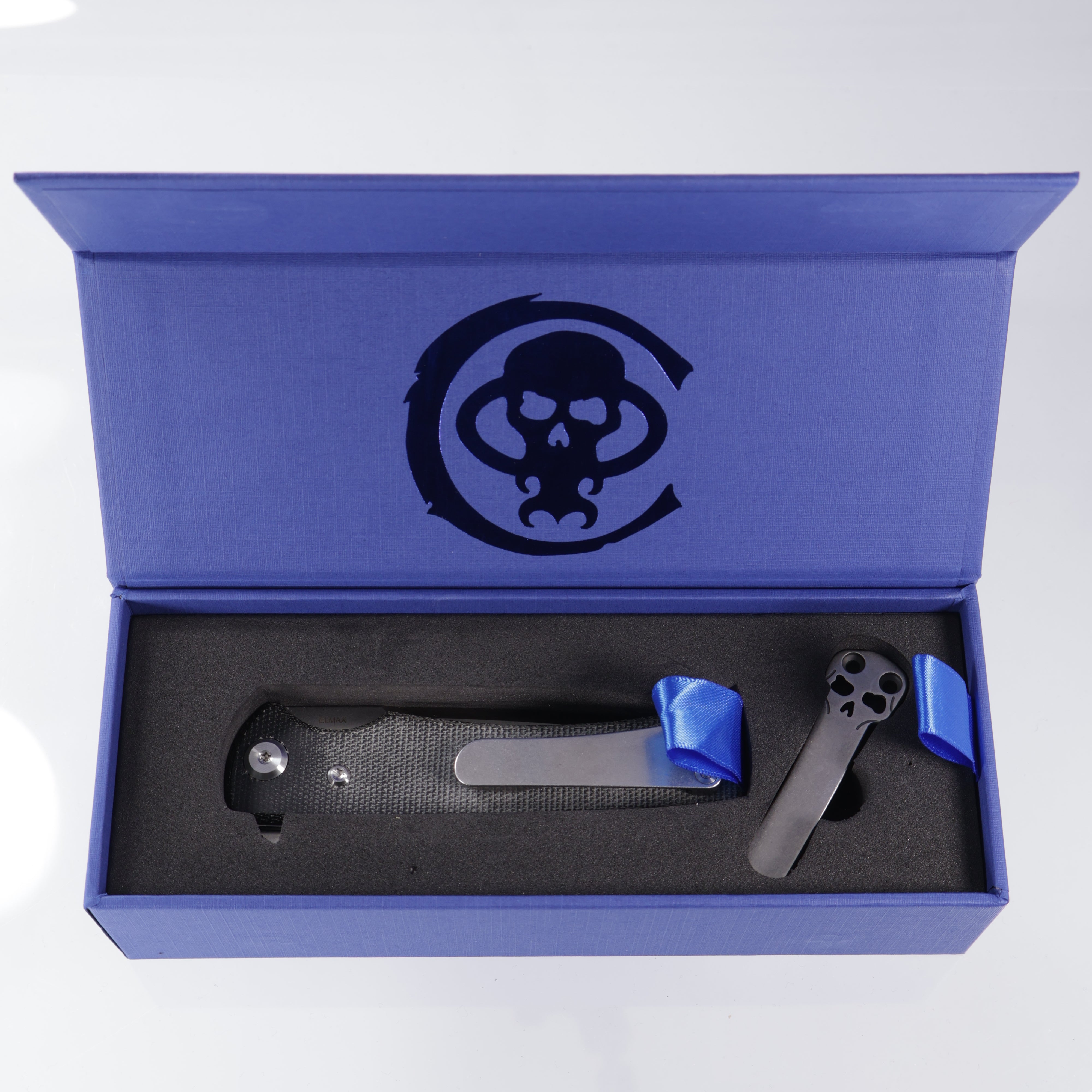 Chaves Liberation Street - Blue Label Line - Tanto Satin Elmax - Black Micarta - CK-2B2-2B2A-1C0-1B