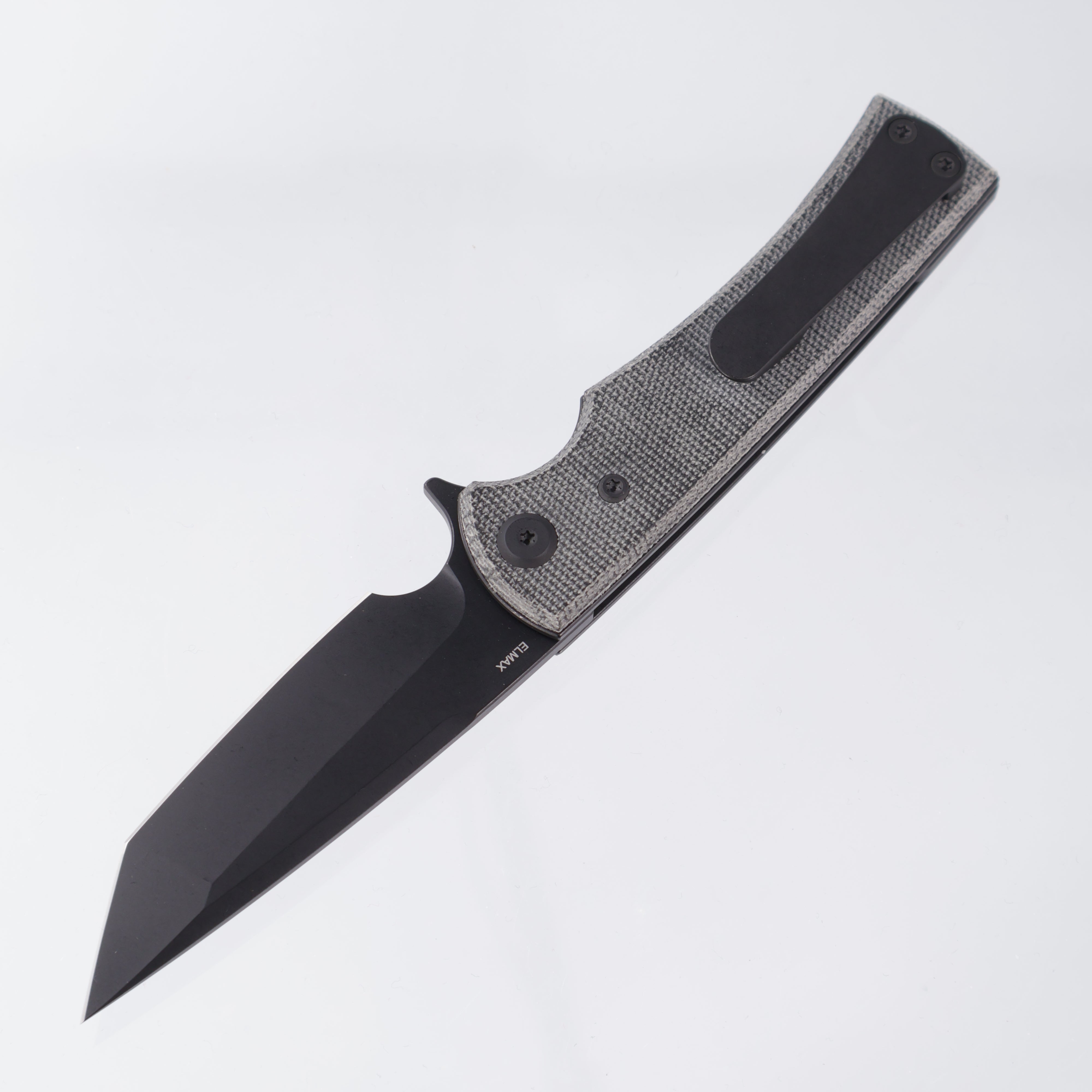 Chaves Liberation Street - Blue Label Line - Tanto PVD Blackout Elmax - Black Micarta - CK-2B2-2C2A-4C1-1B